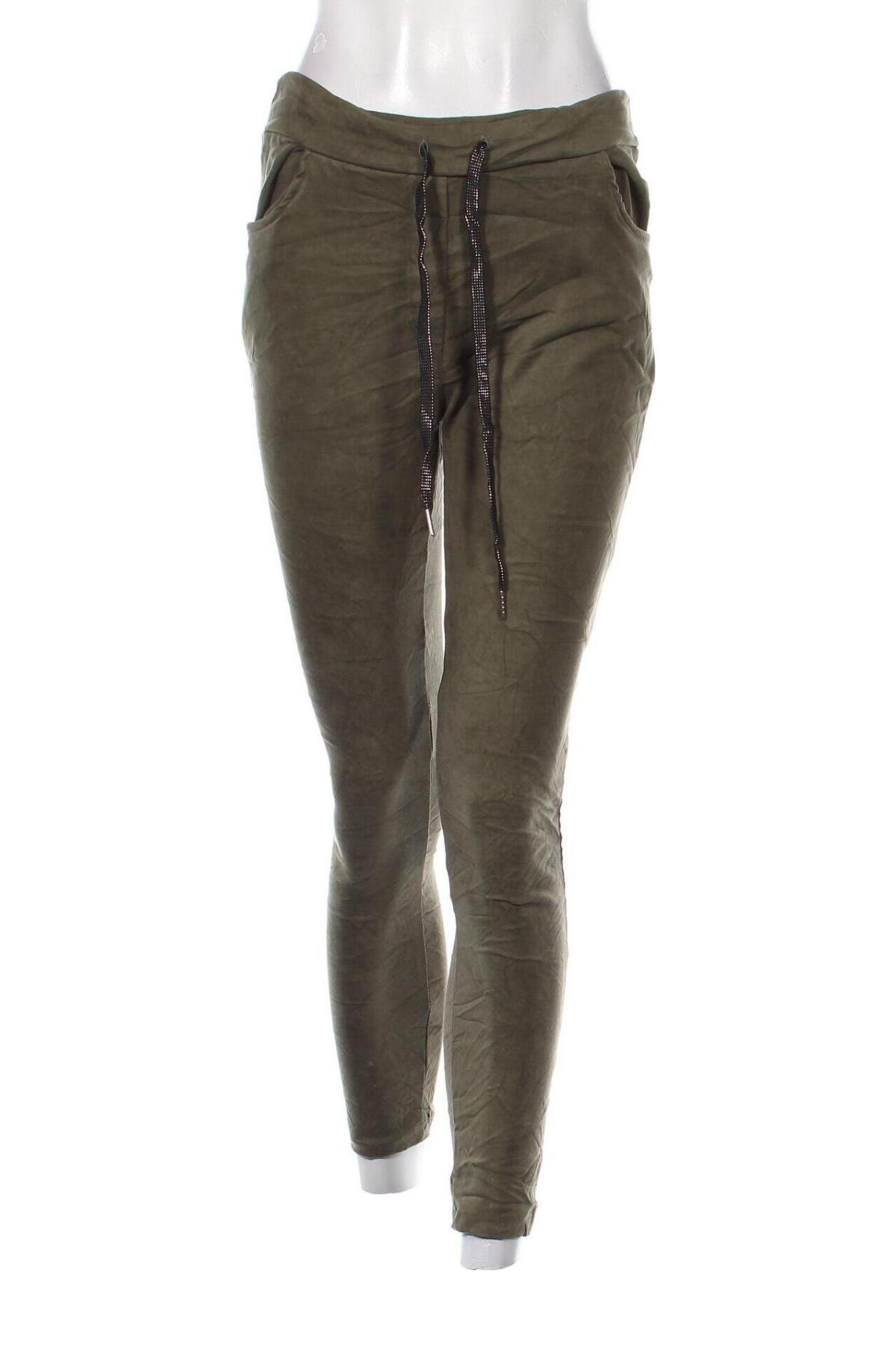 Γυναικείο παντελόνι, Μέγεθος M, Χρώμα Πράσινο, Τιμή 5,56 €