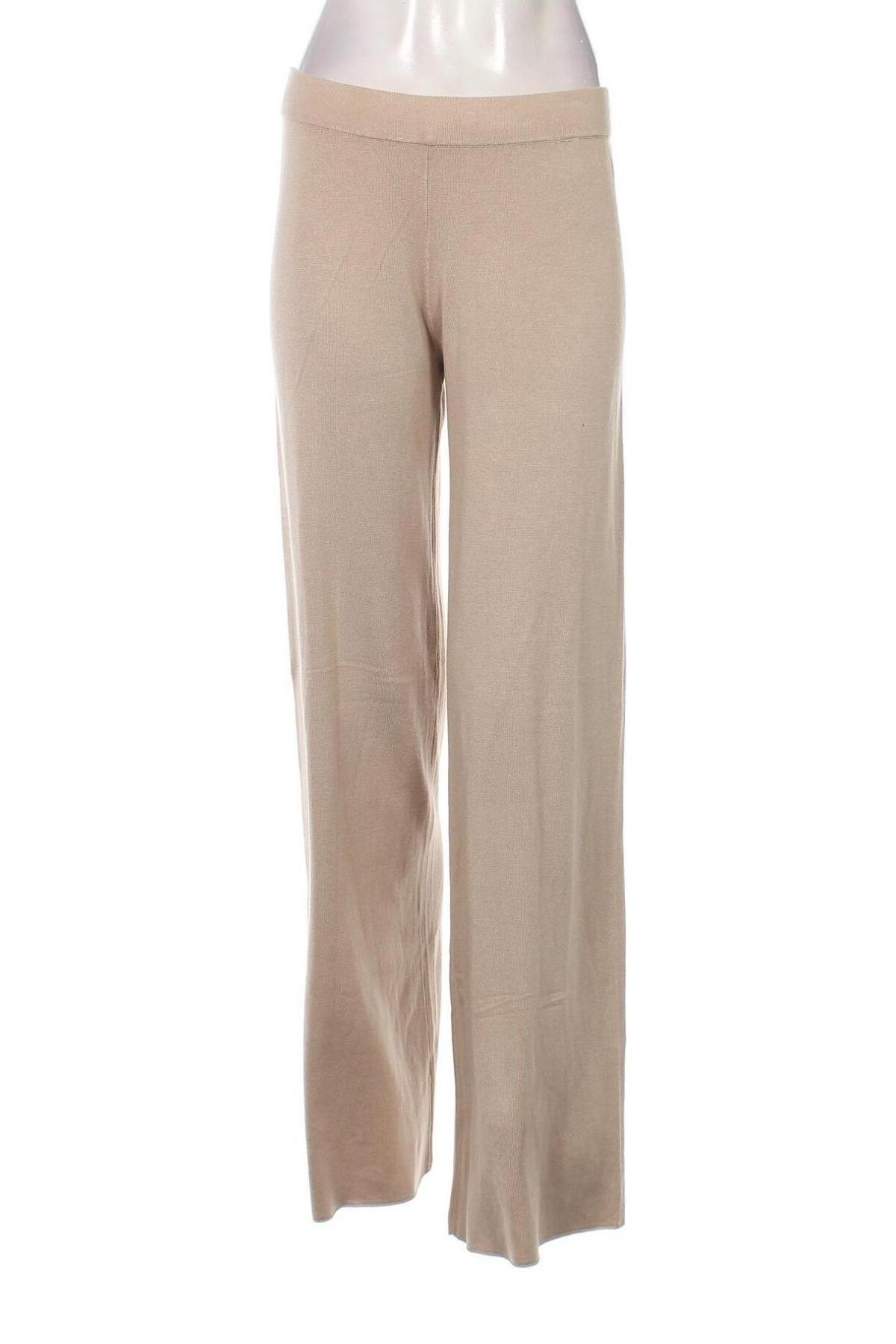 Pantaloni de femei ABOUT YOU x Toni Garrn, Mărime M, Culoare Ecru, Preț 100,95 Lei