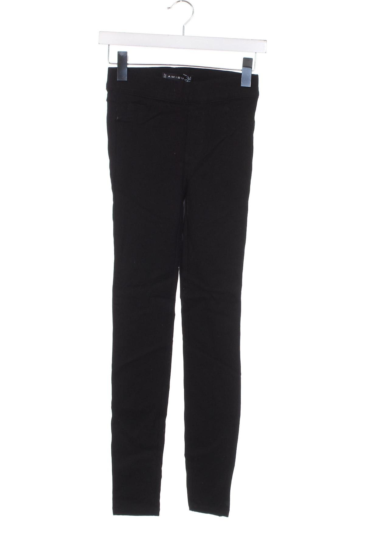 Pantaloni de femei Amisu, Mărime XS, Culoare Negru, Preț 20,99 Lei