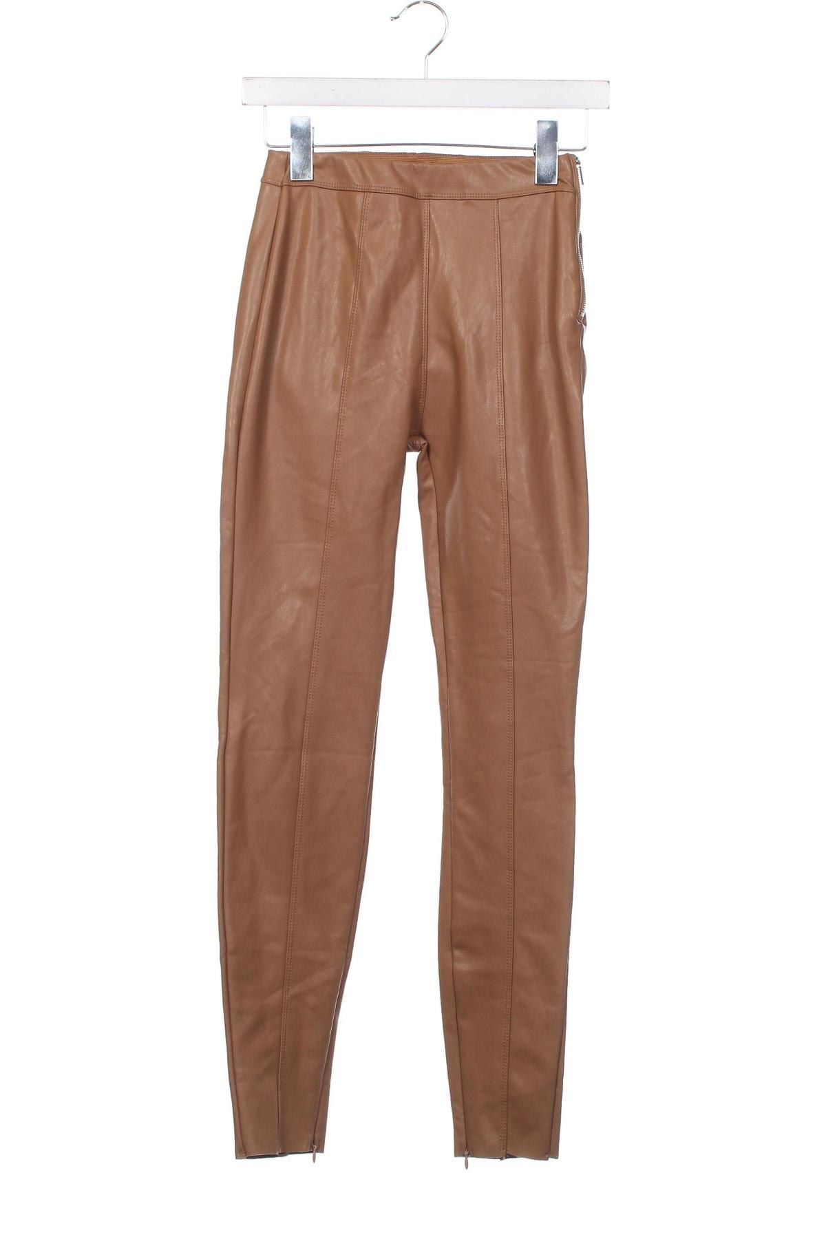 Pantaloni de femei Amisu, Mărime XXS, Culoare Maro, Preț 38,16 Lei