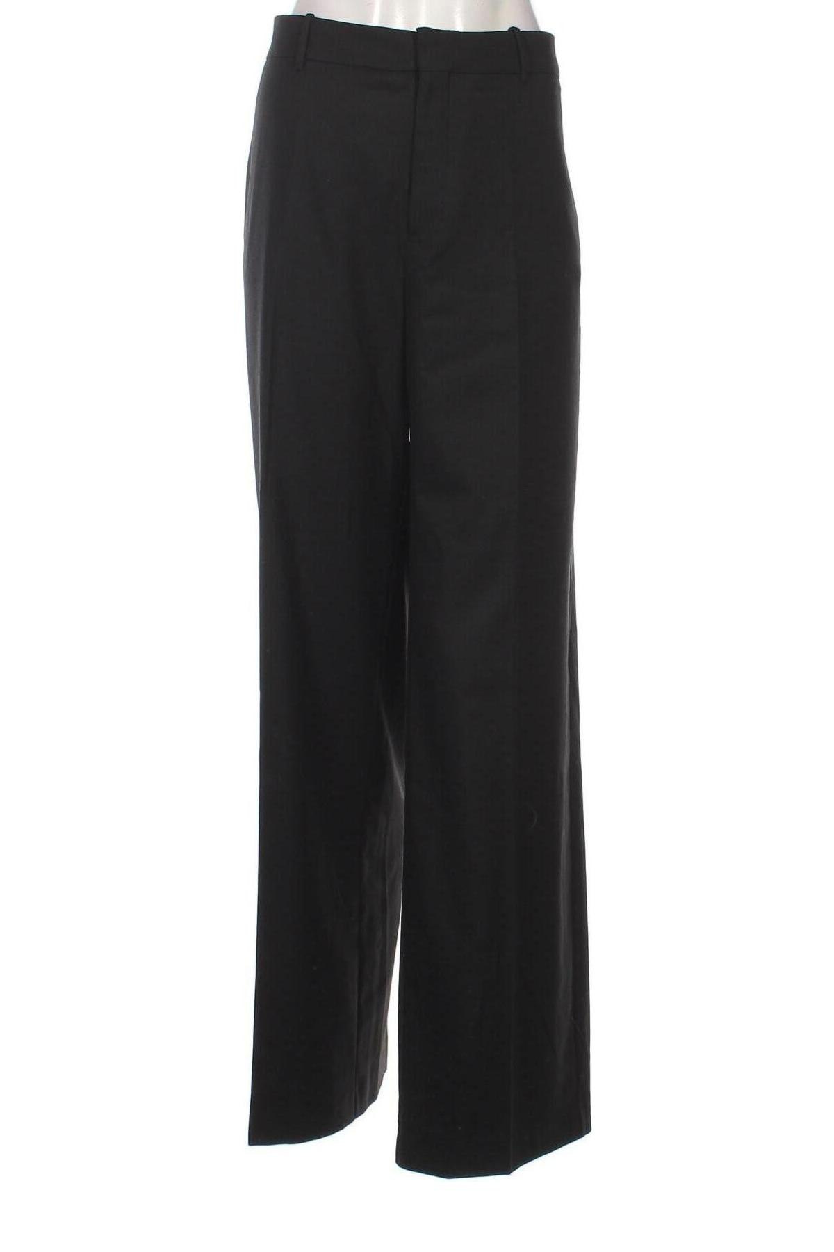 Pantaloni de femei Camille x Mango, Mărime XL, Culoare Negru, Preț 122,37 Lei