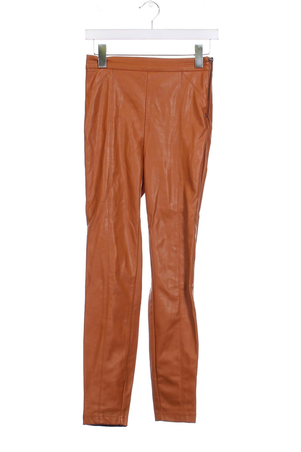 Pantaloni de femei Clockhouse, Mărime XS, Culoare Maro, Preț 42,17 Lei