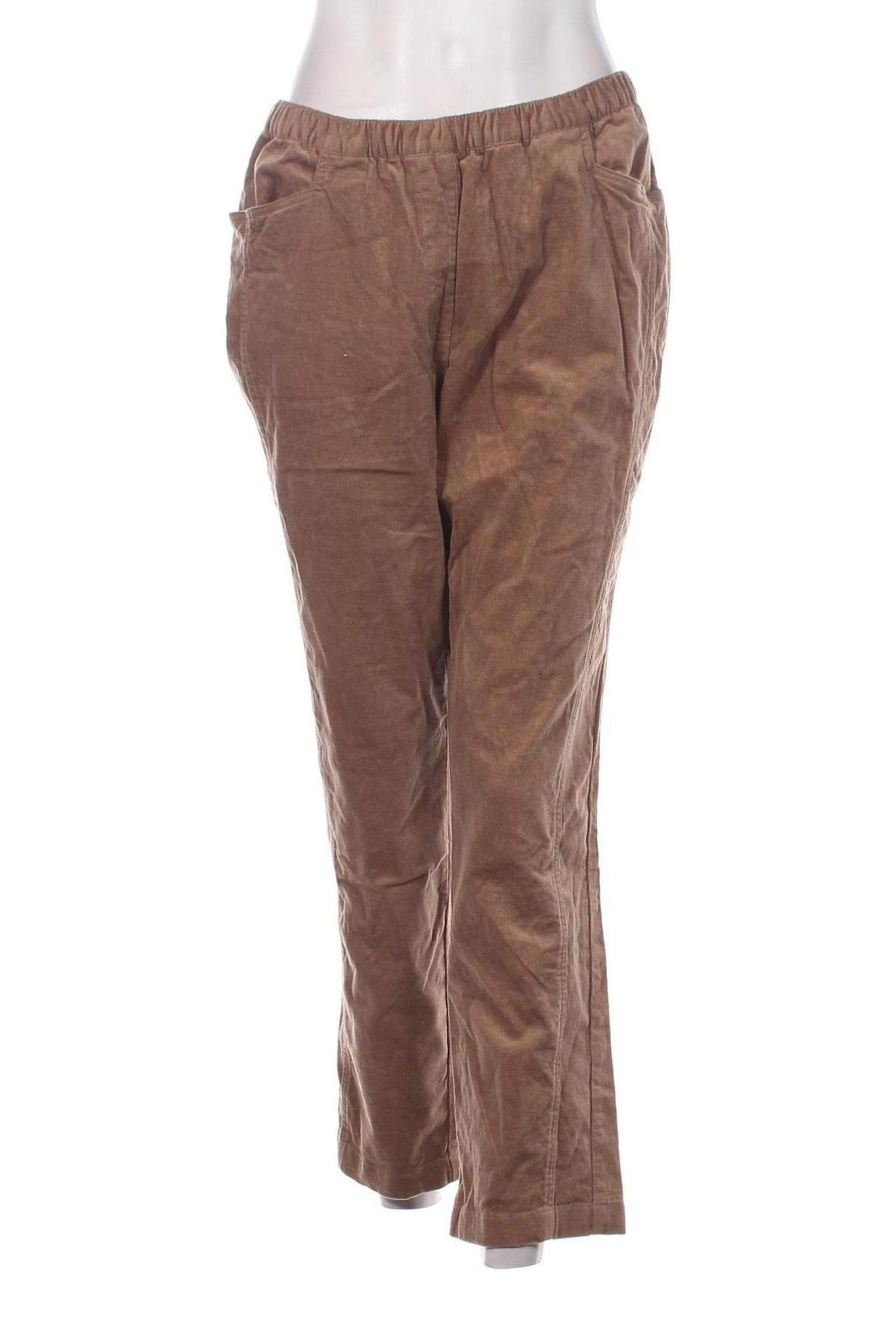 Pantaloni de femei Collection L, Mărime L, Culoare Maro, Preț 38,16 Lei