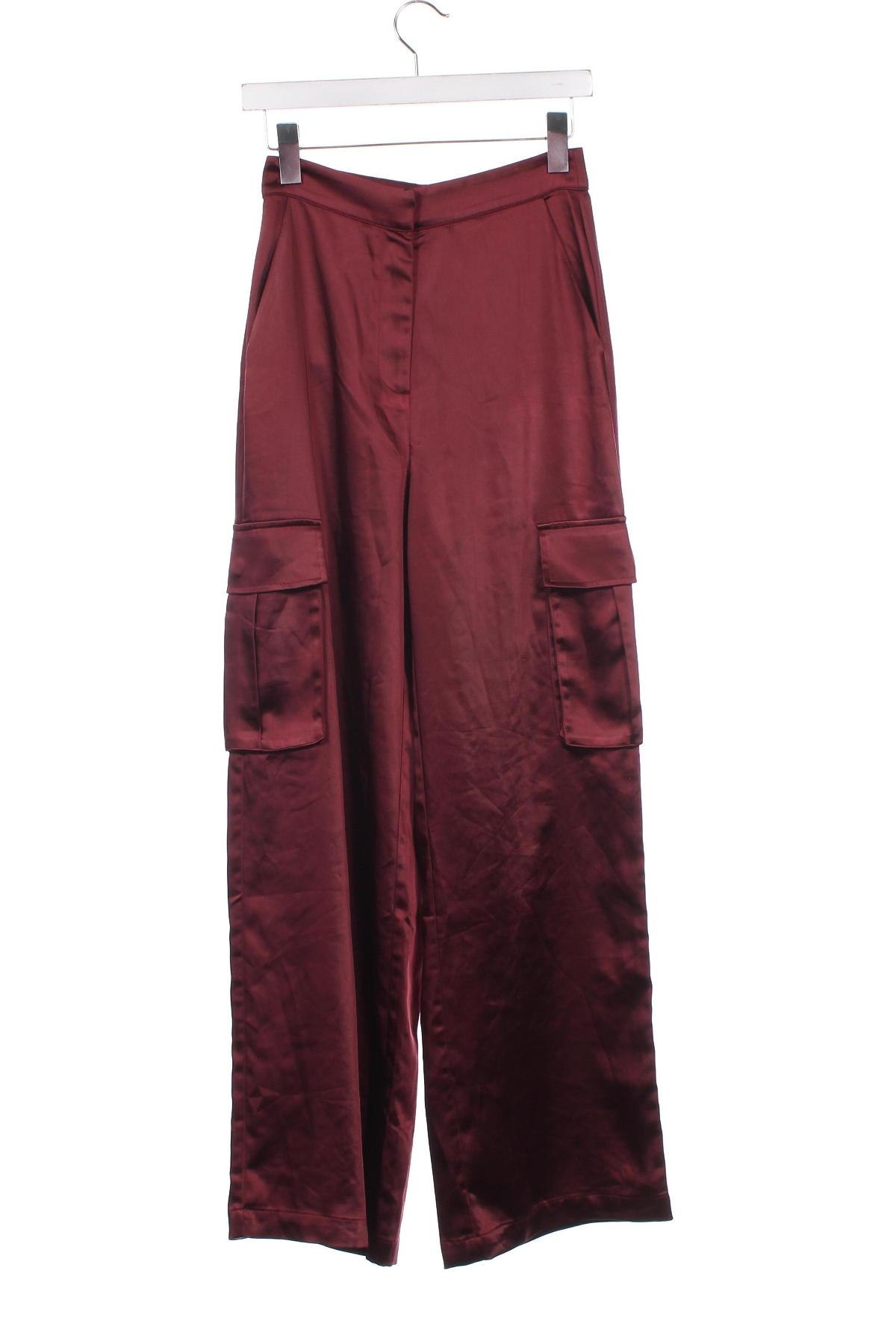 Pantaloni de femei Edited, Mărime XS, Culoare Roșu, Preț 64,85 Lei