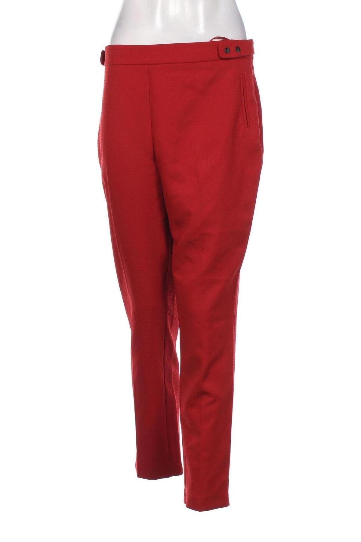 Γυναικείο παντελόνι F&F, Μέγεθος L, Χρώμα Κόκκινο, Τιμή 7,12 €