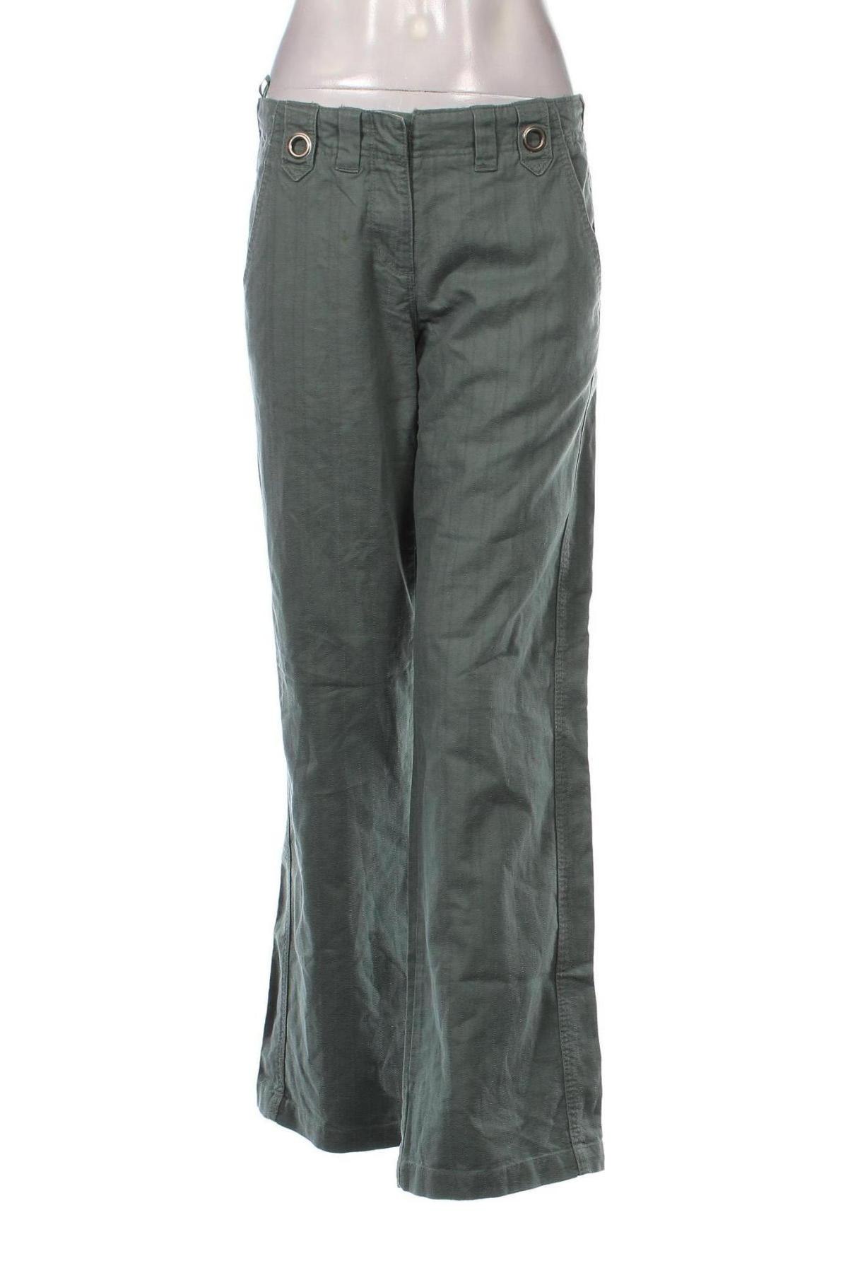 Pantaloni de femei Fat Face, Mărime M, Culoare Verde, Preț 121,43 Lei