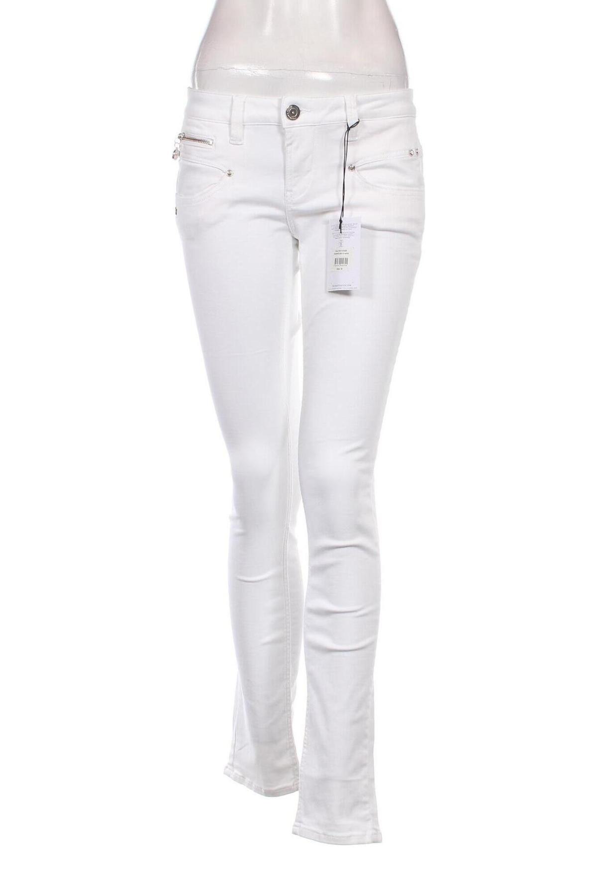 Дамски панталон Freeman T. Porter, Размер M, Цвят Бял, Цена 78,00 лв.