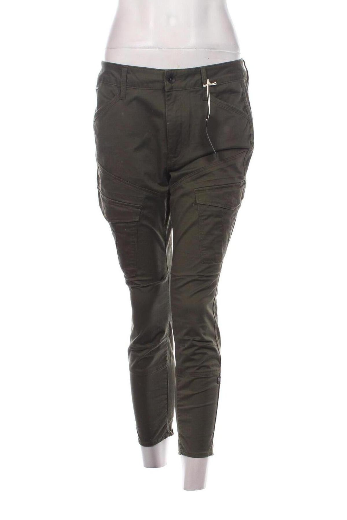 Pantaloni de femei G-Star Raw, Mărime L, Culoare Verde, Preț 238,32 Lei
