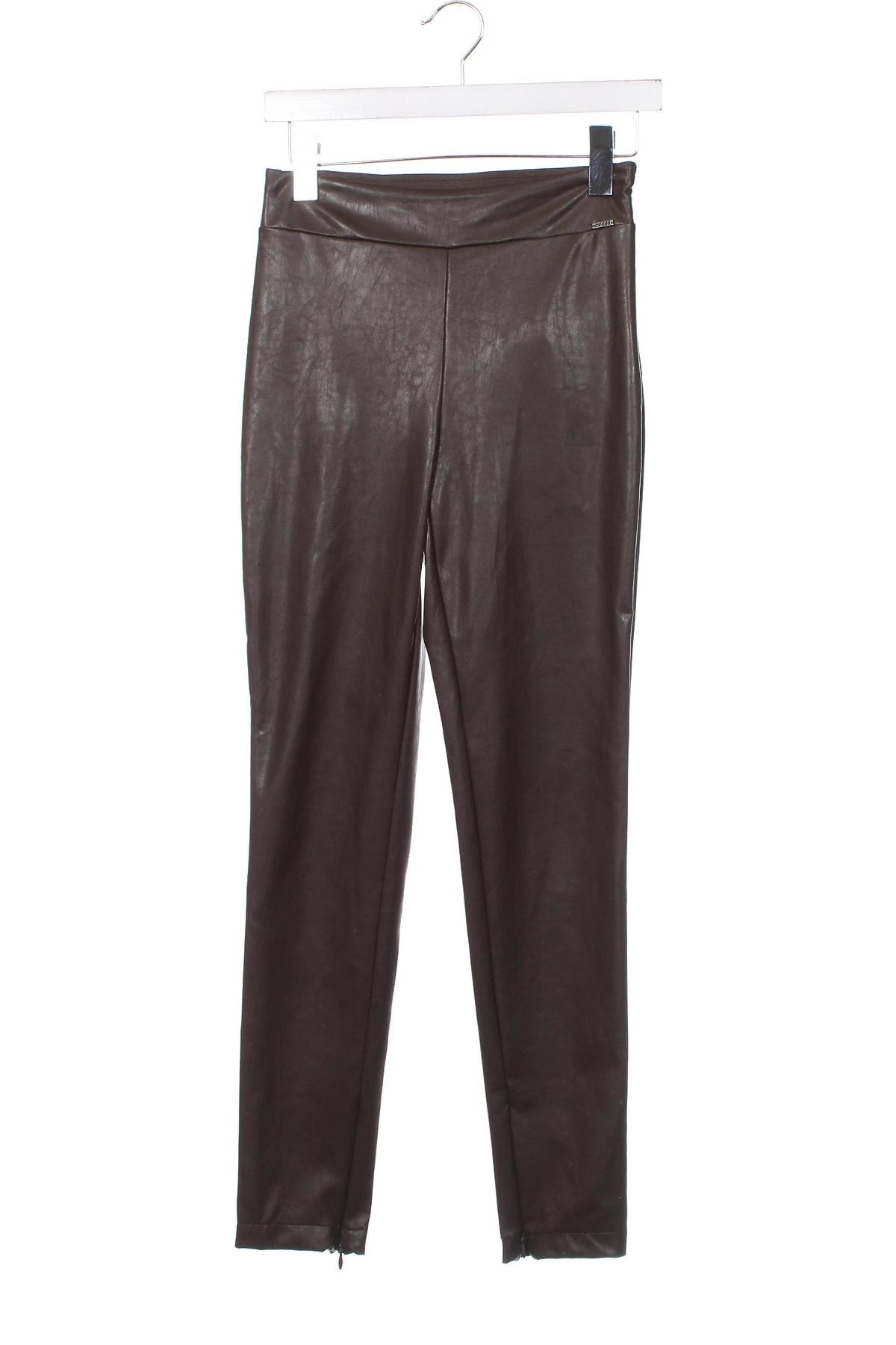 Pantaloni de femei Guess, Mărime XS, Culoare Maro, Preț 282,90 Lei