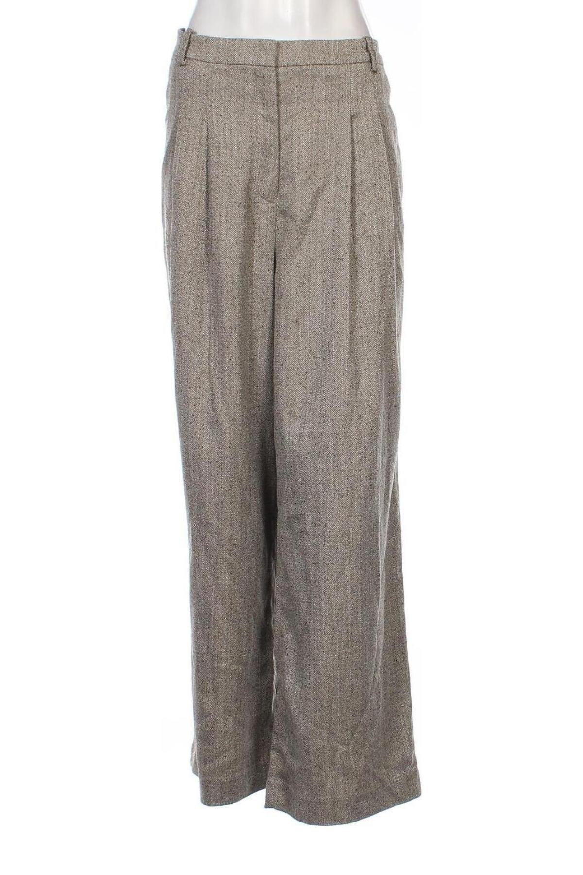 Дамски панталон H&M, Размер XL, Цвят Бежов, Цена 14,21 лв.