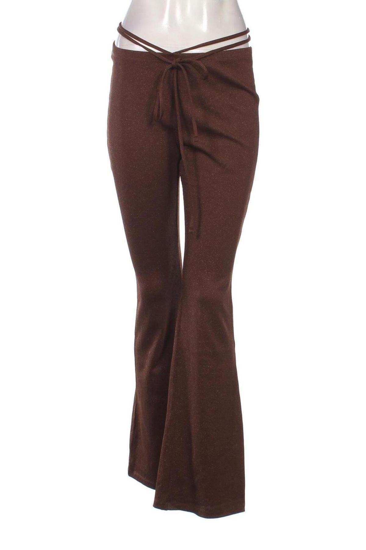 Дамски панталон H&M Divided, Размер M, Цвят Кафяв, Цена 7,25 лв.