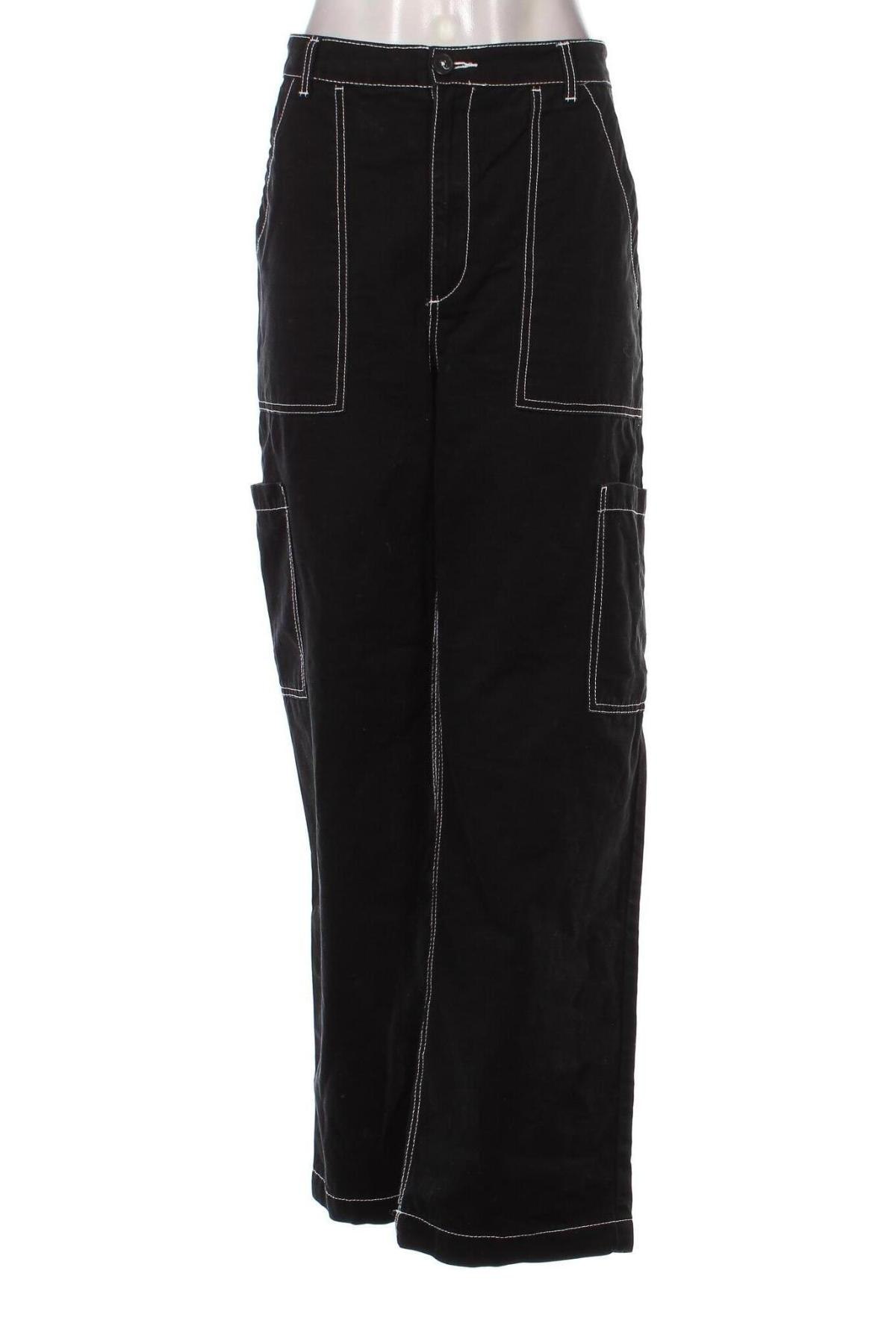 Дамски панталон H&M Divided, Размер L, Цвят Черен, Цена 39,78 лв.