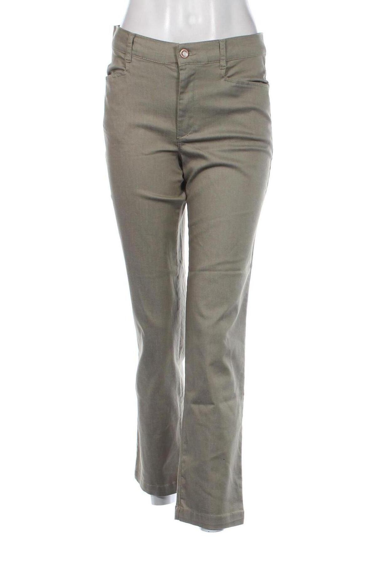 Дамски панталон LC Waikiki, Размер M, Цвят Зелен, Цена 22,57 лв.
