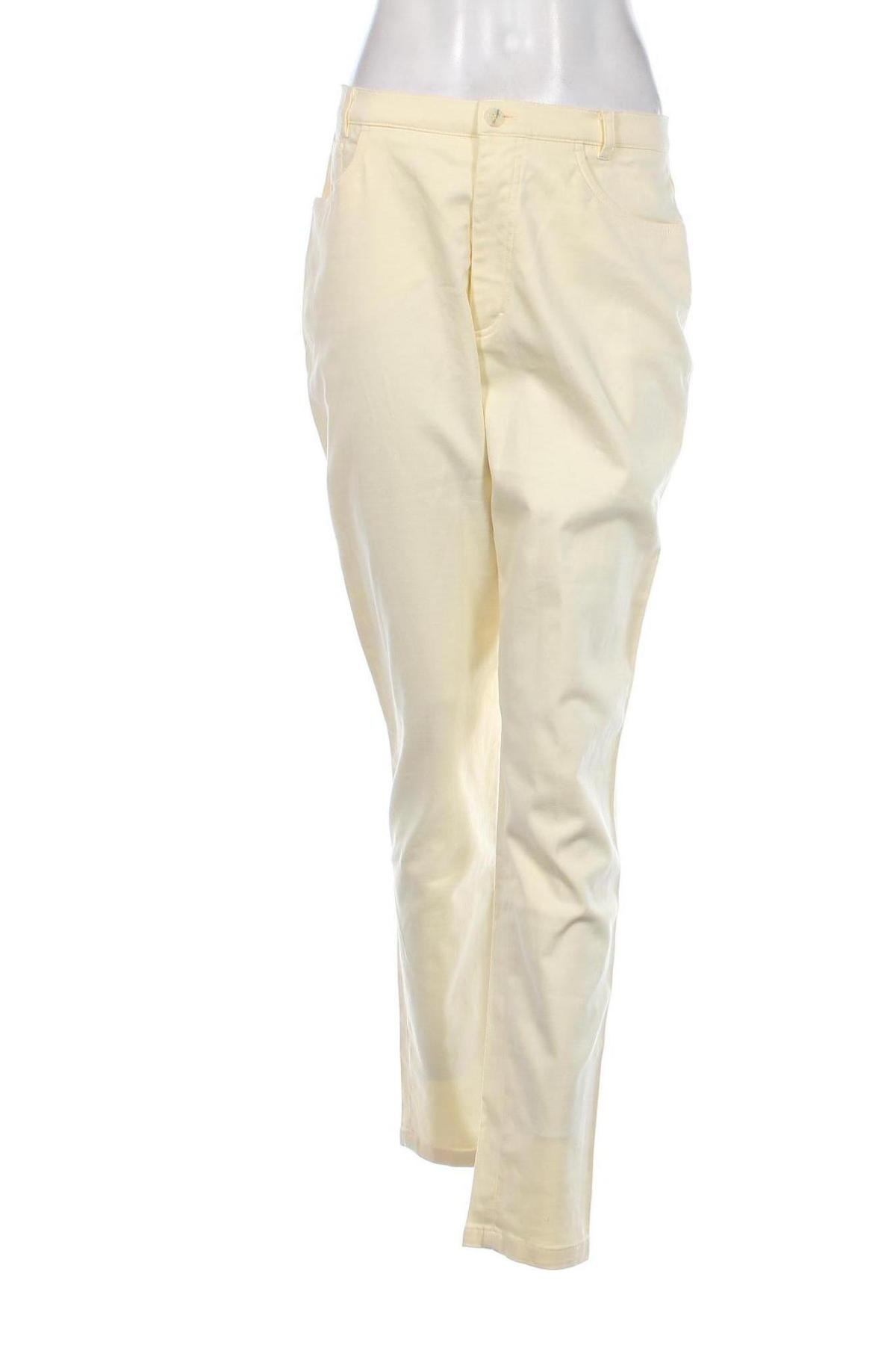 Γυναικείο παντελόνι Le Comte, Μέγεθος L, Χρώμα Κίτρινο, Τιμή 25,55 €