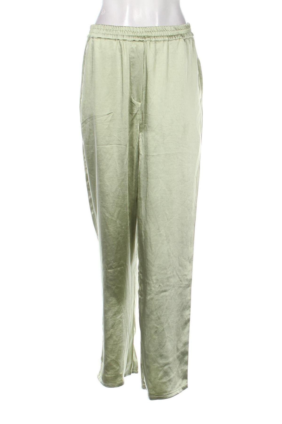 Pantaloni de femei LeGer By Lena Gercke X About you, Mărime M, Culoare Verde, Preț 100,95 Lei
