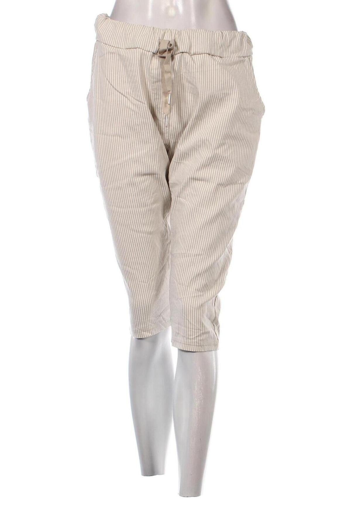 Damenhose Made In Italy, Größe L, Farbe Beige, Preis € 12,49