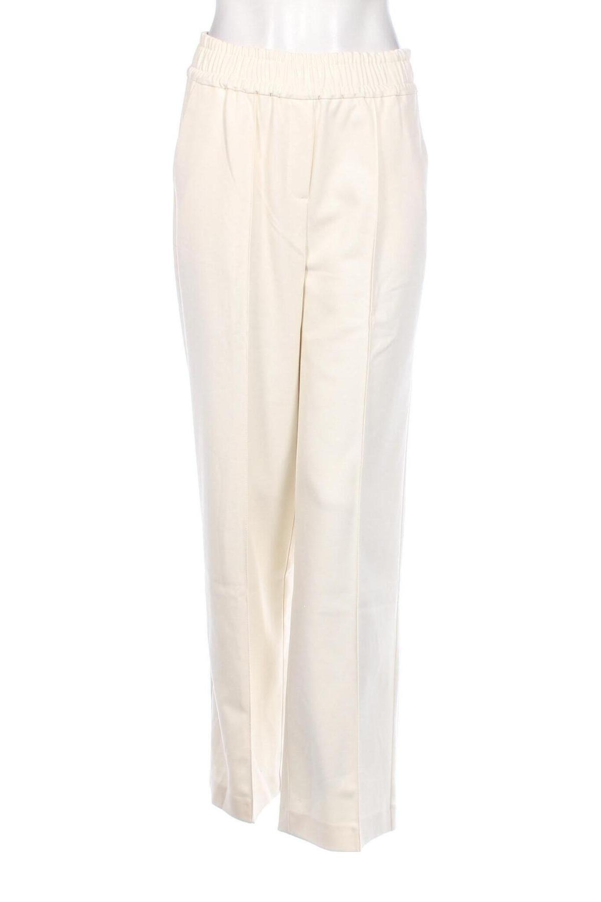 Pantaloni de femei Mango, Mărime S, Culoare Ecru, Preț 253,29 Lei