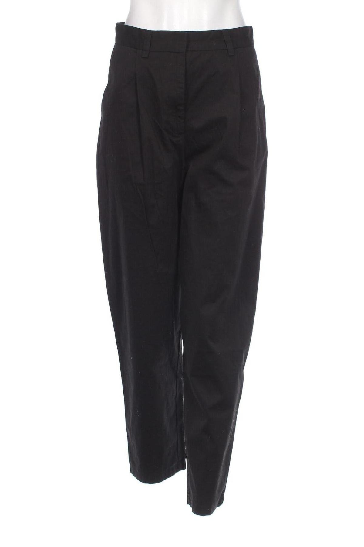 Дамски панталон Monki, Размер S, Цвят Черен, Цена 22,40 лв.