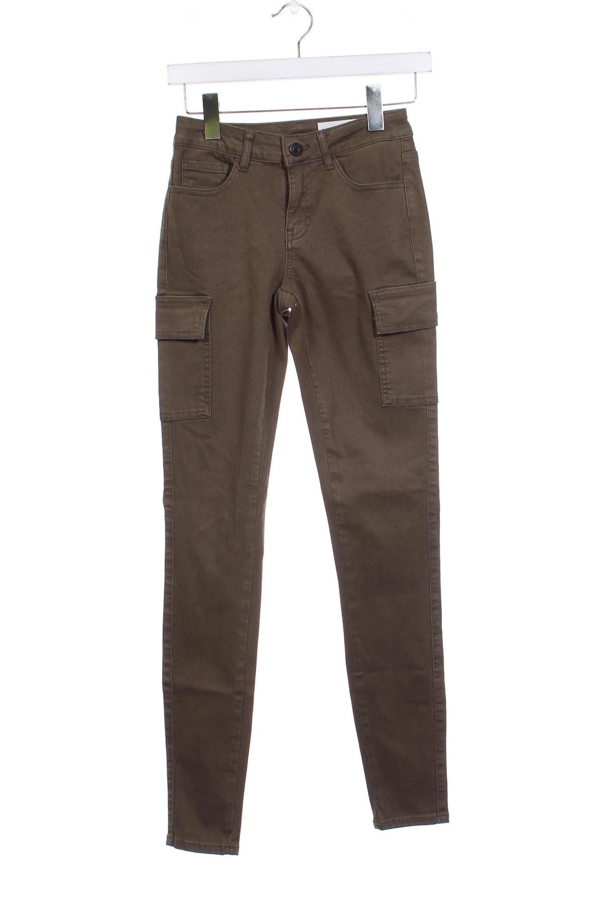 Дамски панталон Noisy May, Размер XS, Цвят Зелен, Цена 14,78 лв.