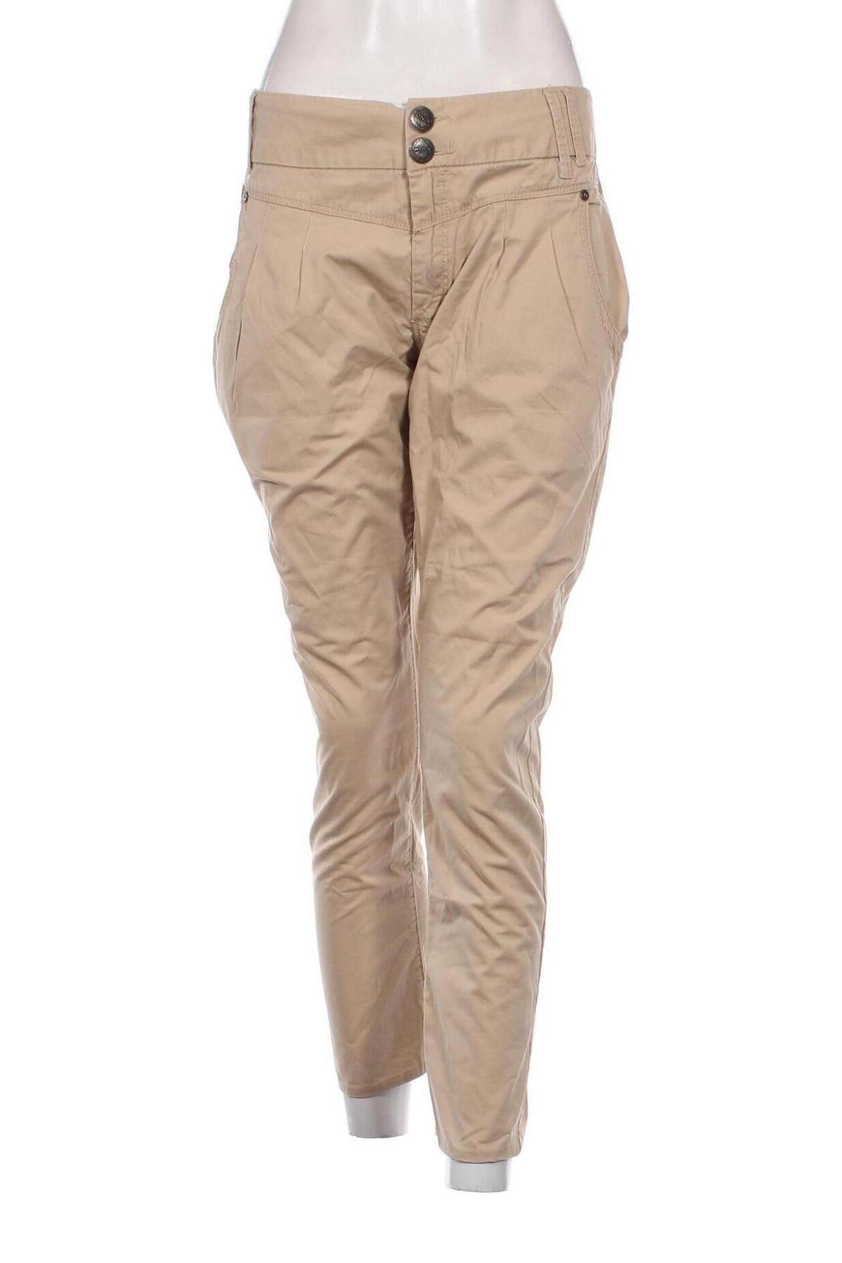 Дамски панталон ONLY, Размер S, Цвят Бежов, Цена 13,14 лв.