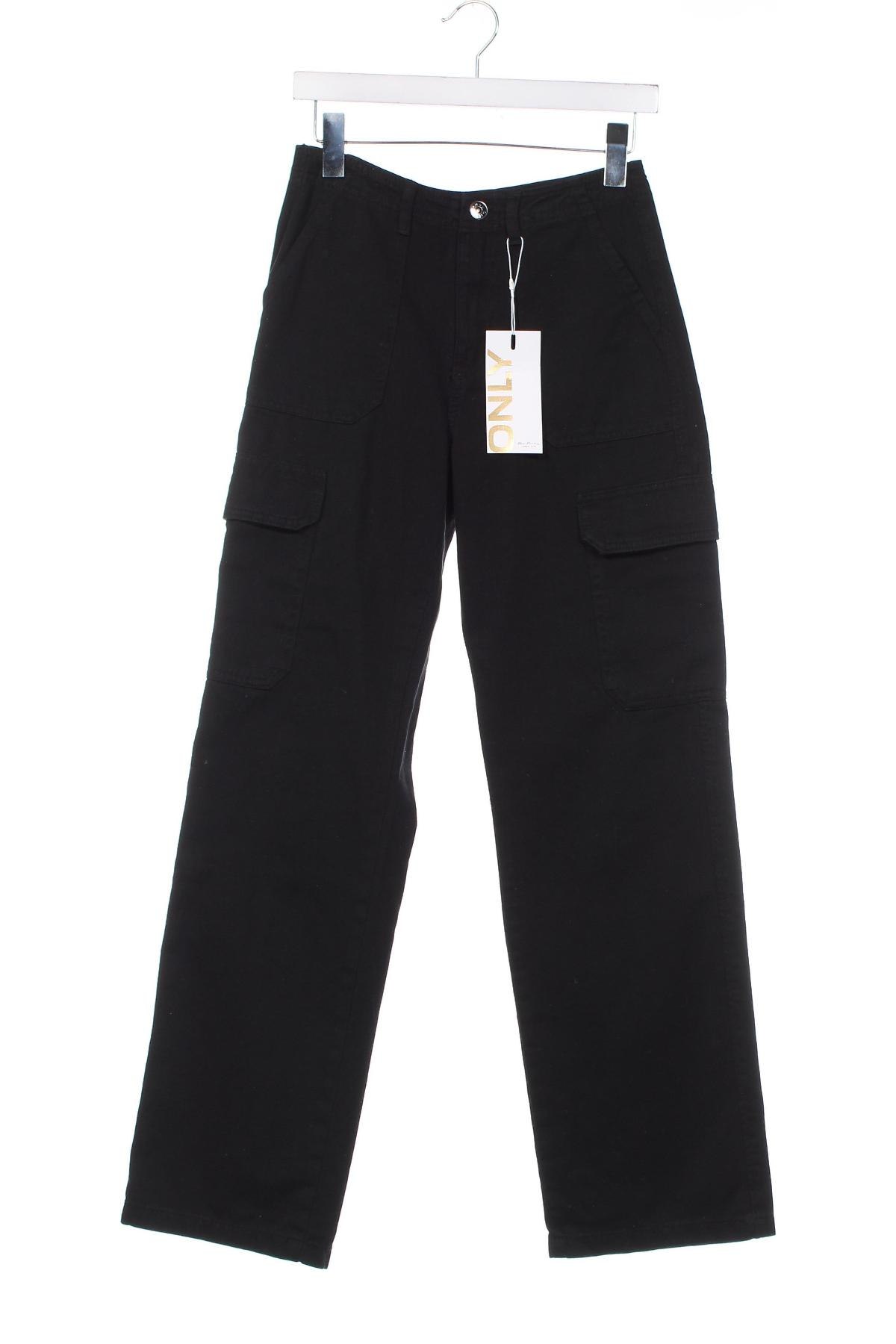 Pantaloni de femei ONLY, Mărime XS, Culoare Negru, Preț 71,38 Lei