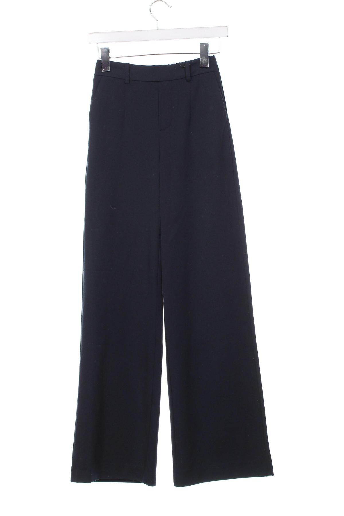 Γυναικείο παντελόνι Object, Μέγεθος XS, Χρώμα Μπλέ, Τιμή 9,59 €