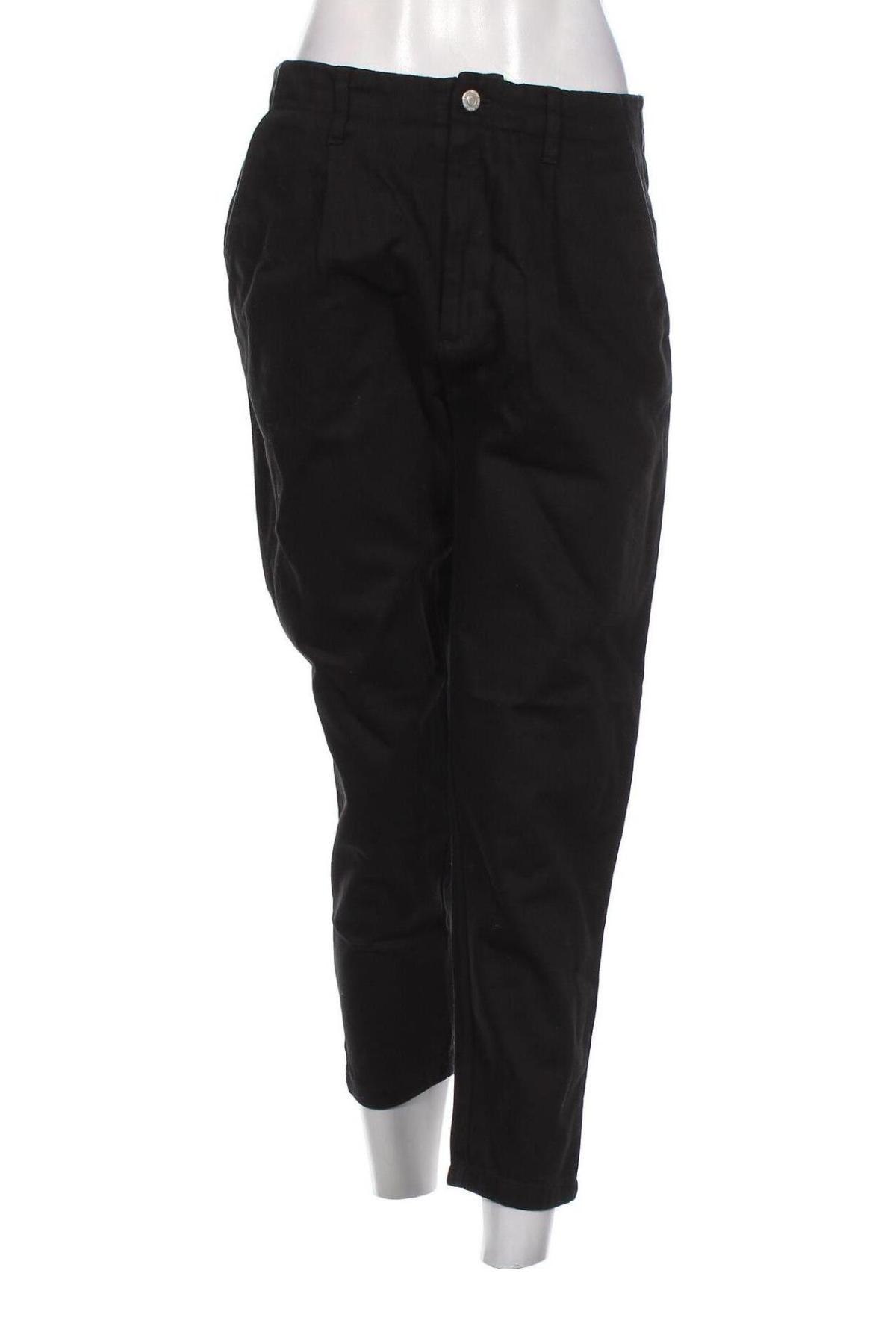 Γυναικείο παντελόνι Pull&Bear, Μέγεθος M, Χρώμα Μαύρο, Τιμή 8,01 €