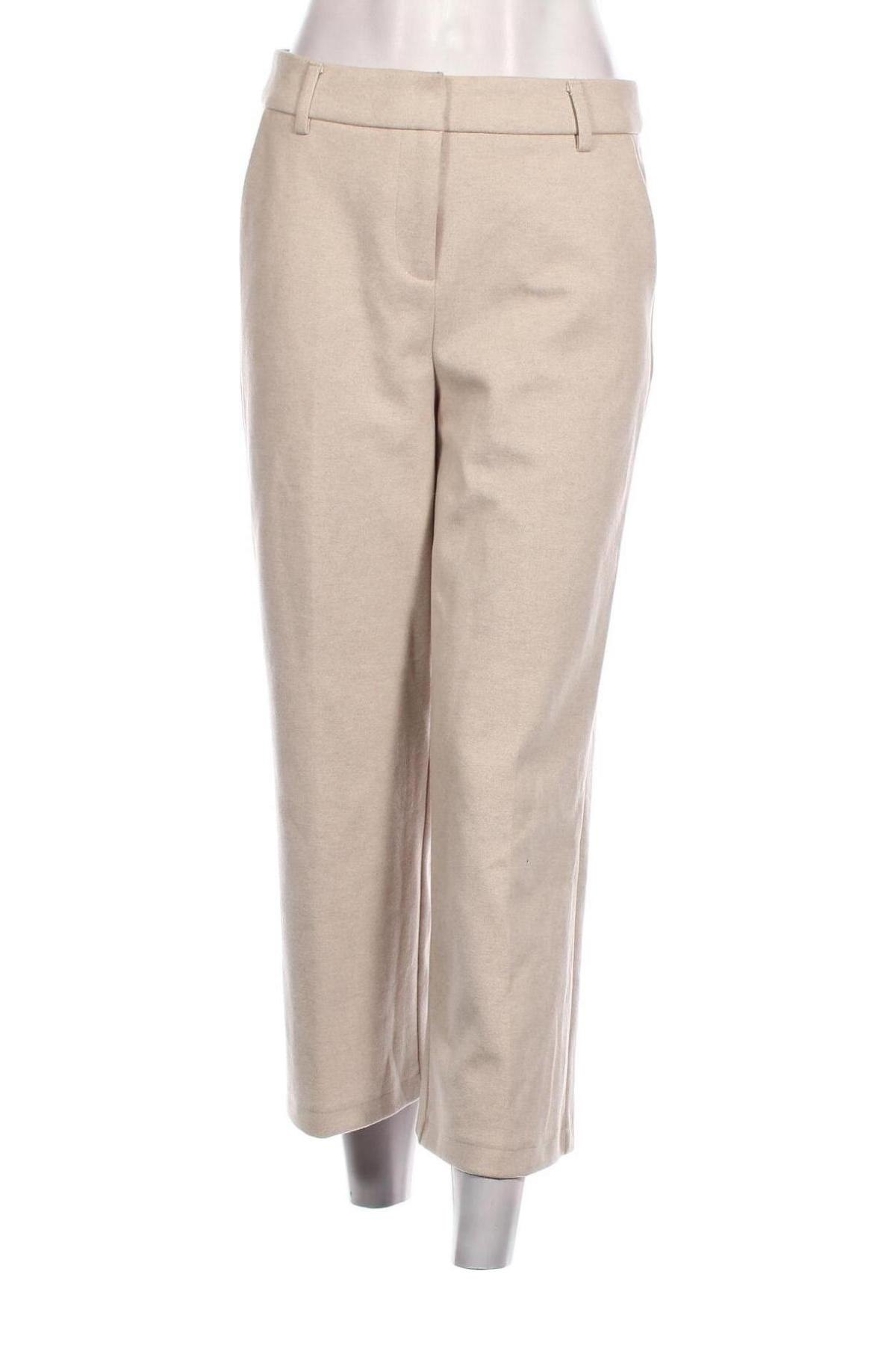 Pantaloni de femei Reserved, Mărime S, Culoare Ecru, Preț 95,39 Lei