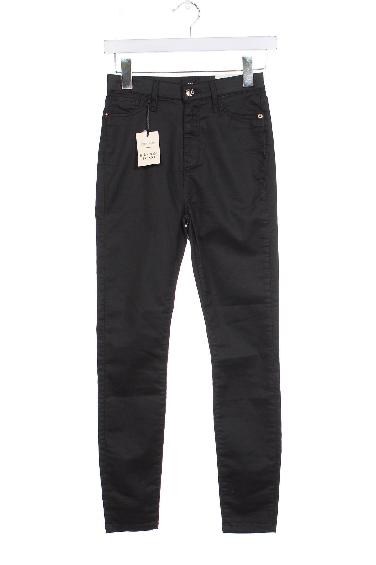 Pantaloni de femei River Island, Mărime XS, Culoare Negru, Preț 79,54 Lei