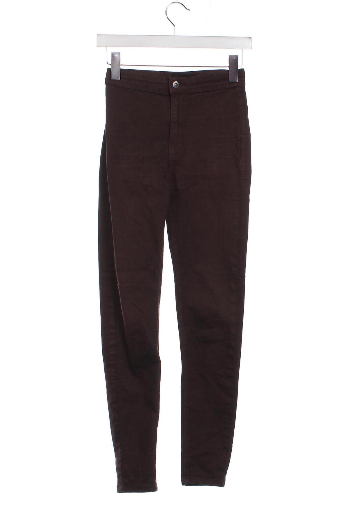 Дамски панталон Sinsay, Размер XXS, Цвят Кафяв, Цена 15,66 лв.