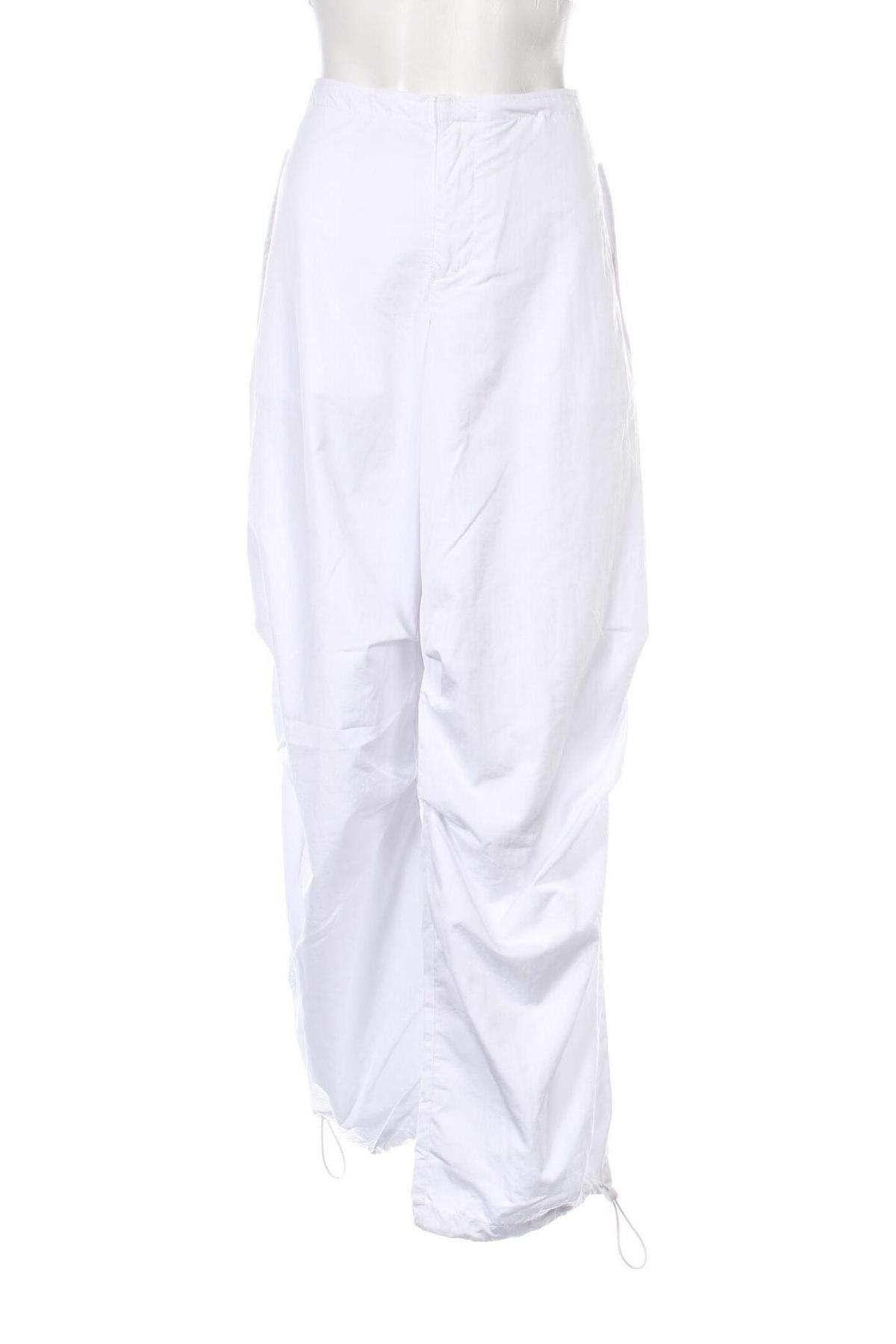 Γυναικείο παντελόνι Tommy Jeans, Μέγεθος L, Χρώμα Λευκό, Τιμή 43,38 €