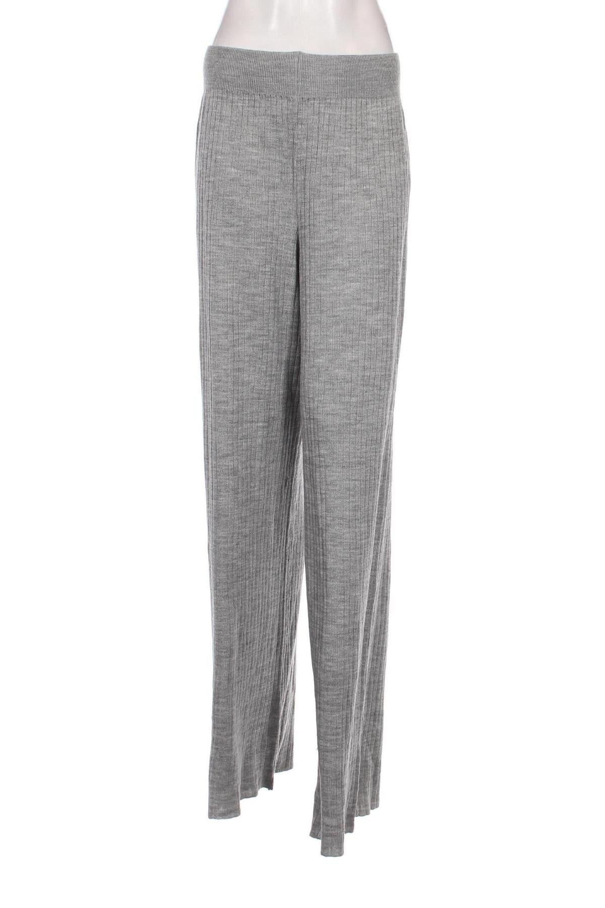 Pantaloni de femei Trendyol, Mărime L, Culoare Gri, Preț 75,53 Lei