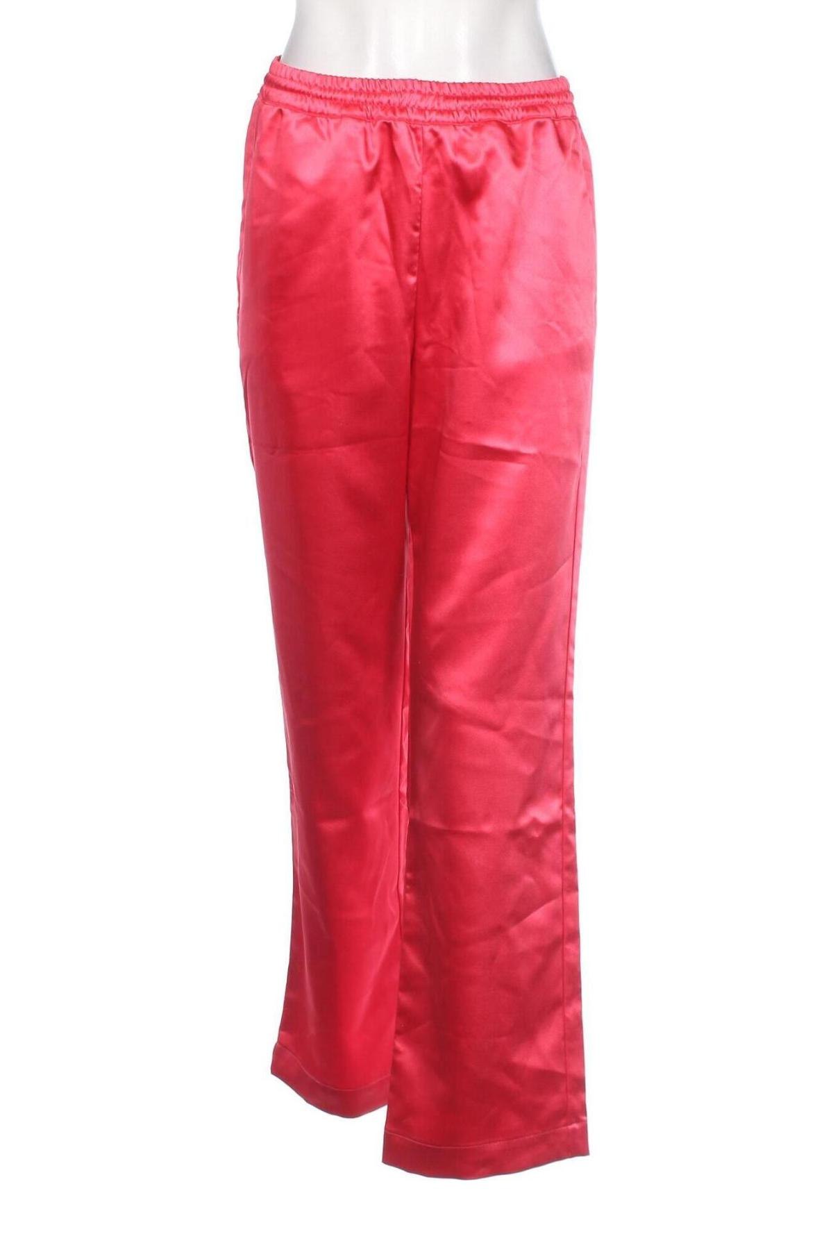 Damskie spodnie UNFOLLOWED x ABOUT YOU, Rozmiar S, Kolor Różowy, Cena 99,16 zł