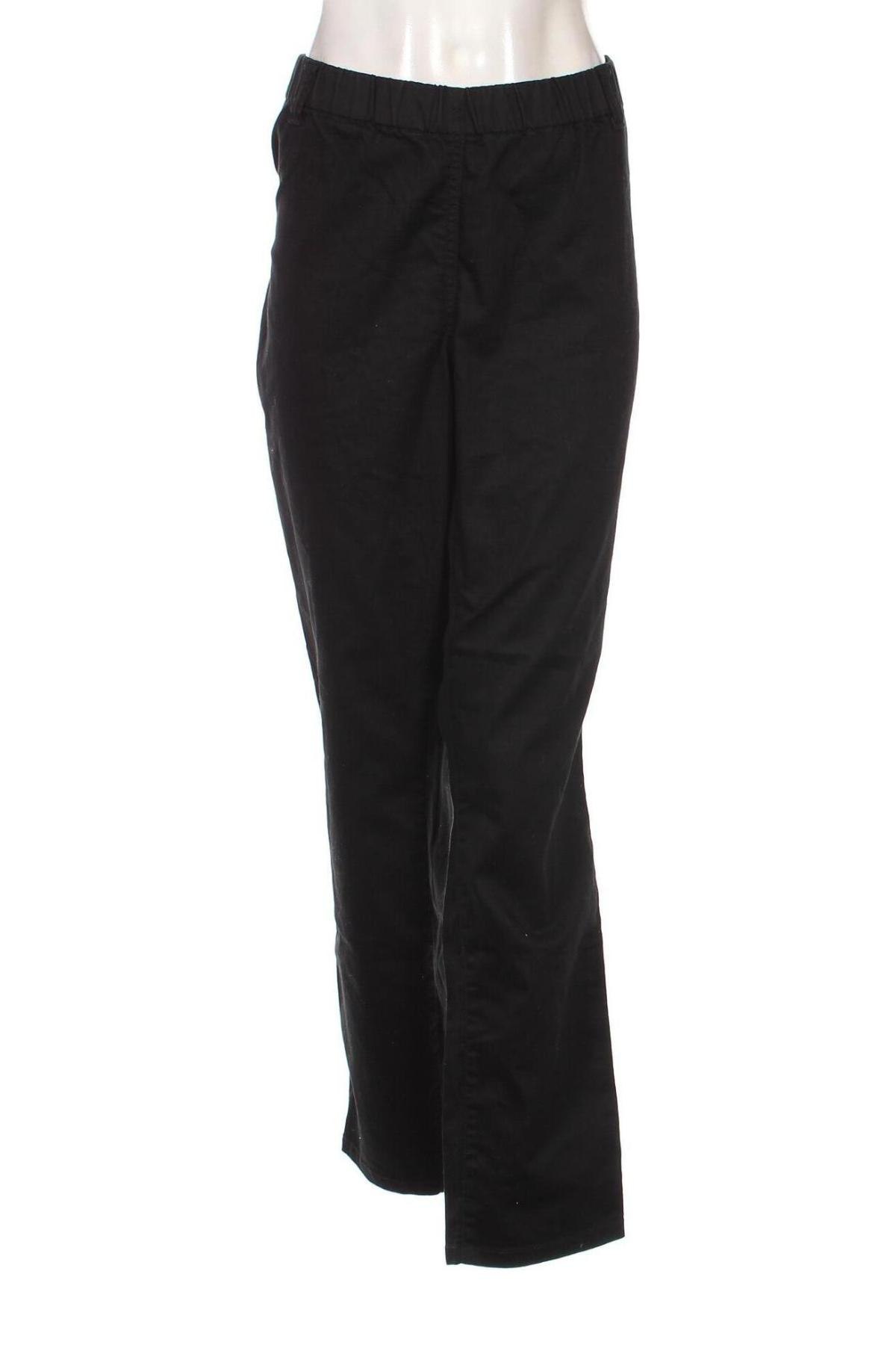 Дамски панталон Ulla Popken, Размер 3XL, Цвят Черен, Цена 18,45 лв.
