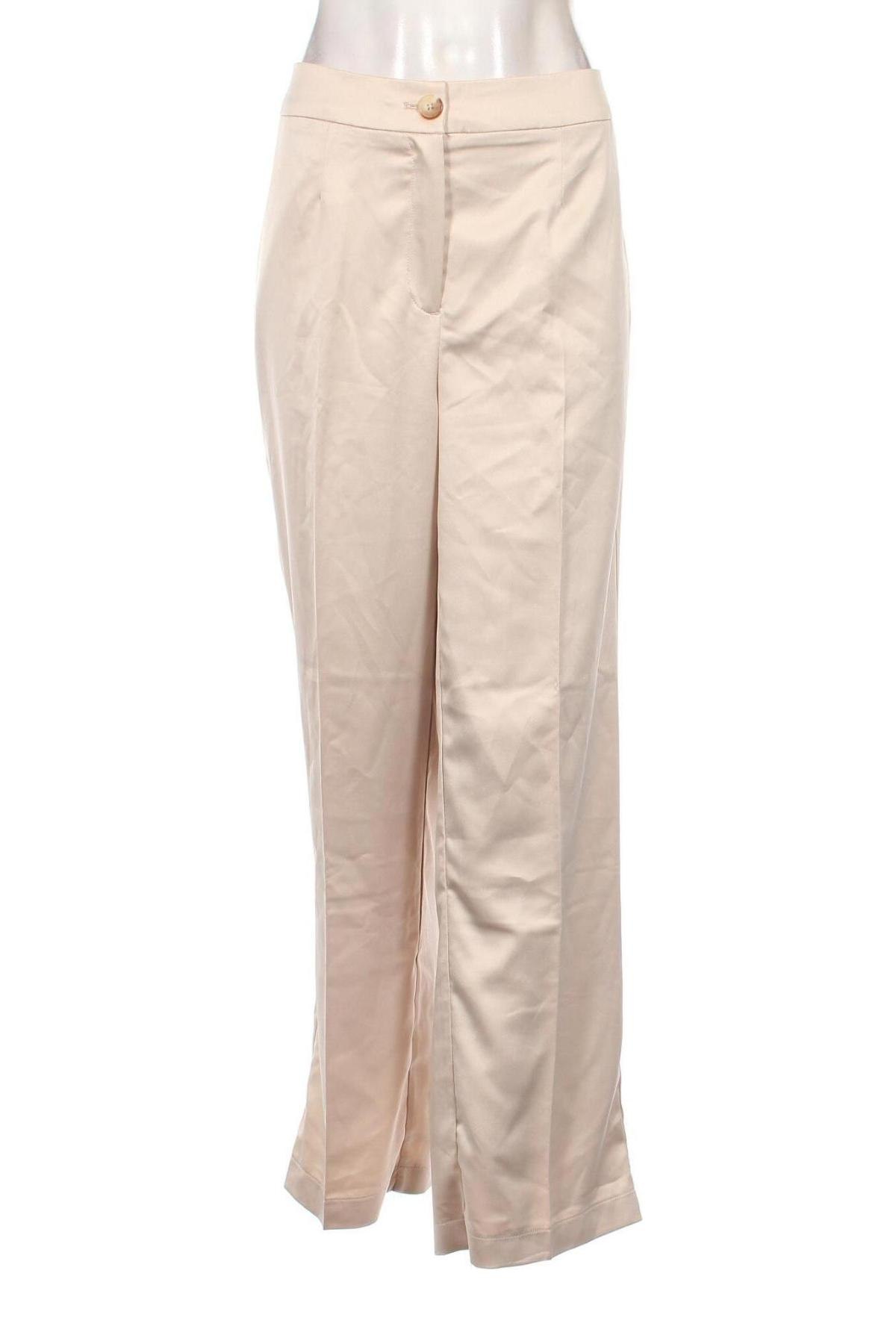 Γυναικείο παντελόνι Vero Moda, Μέγεθος L, Χρώμα  Μπέζ, Τιμή 11,19 €