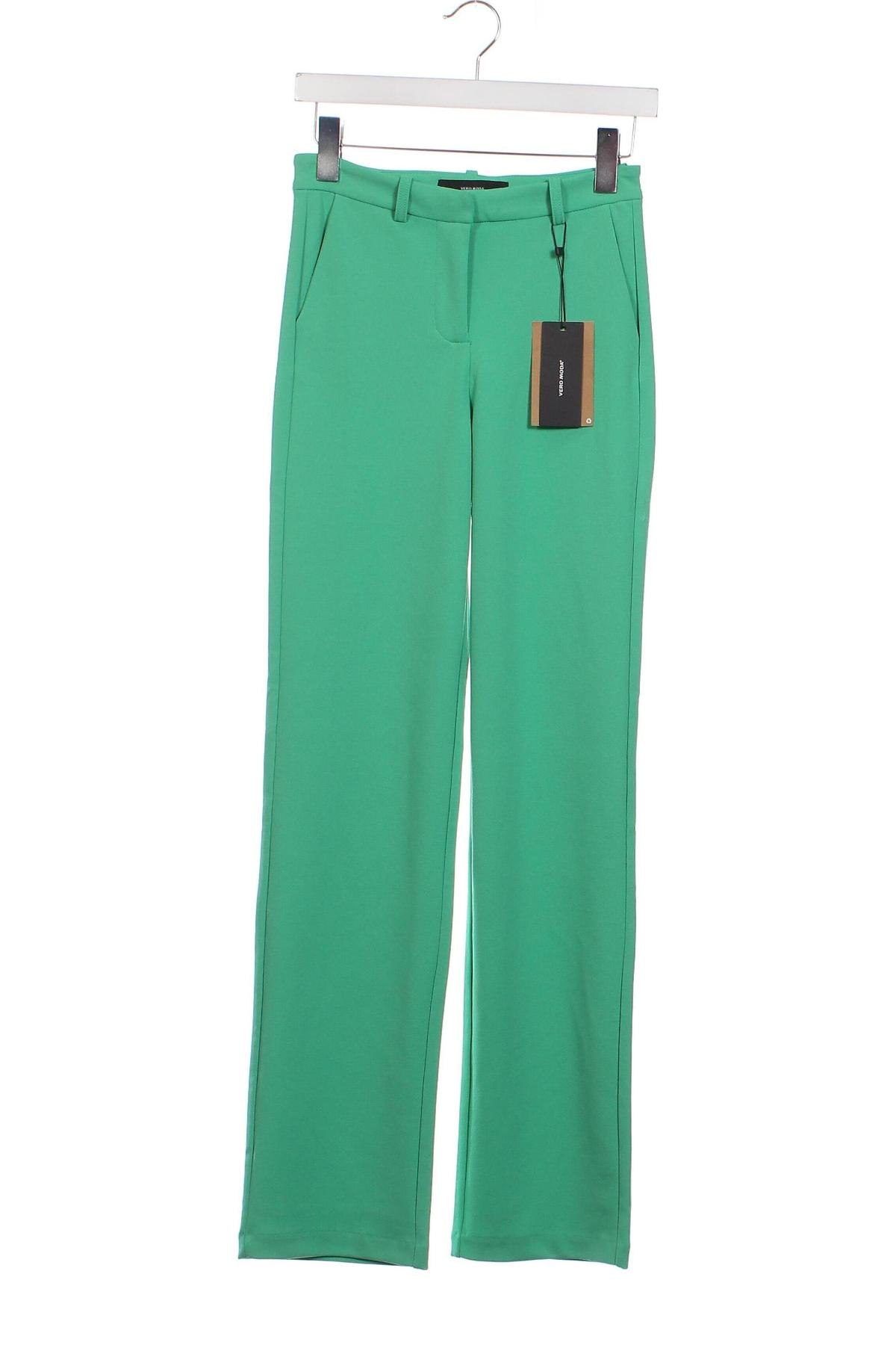 Pantaloni de femei Vero Moda, Mărime XS, Culoare Verde, Preț 63,22 Lei