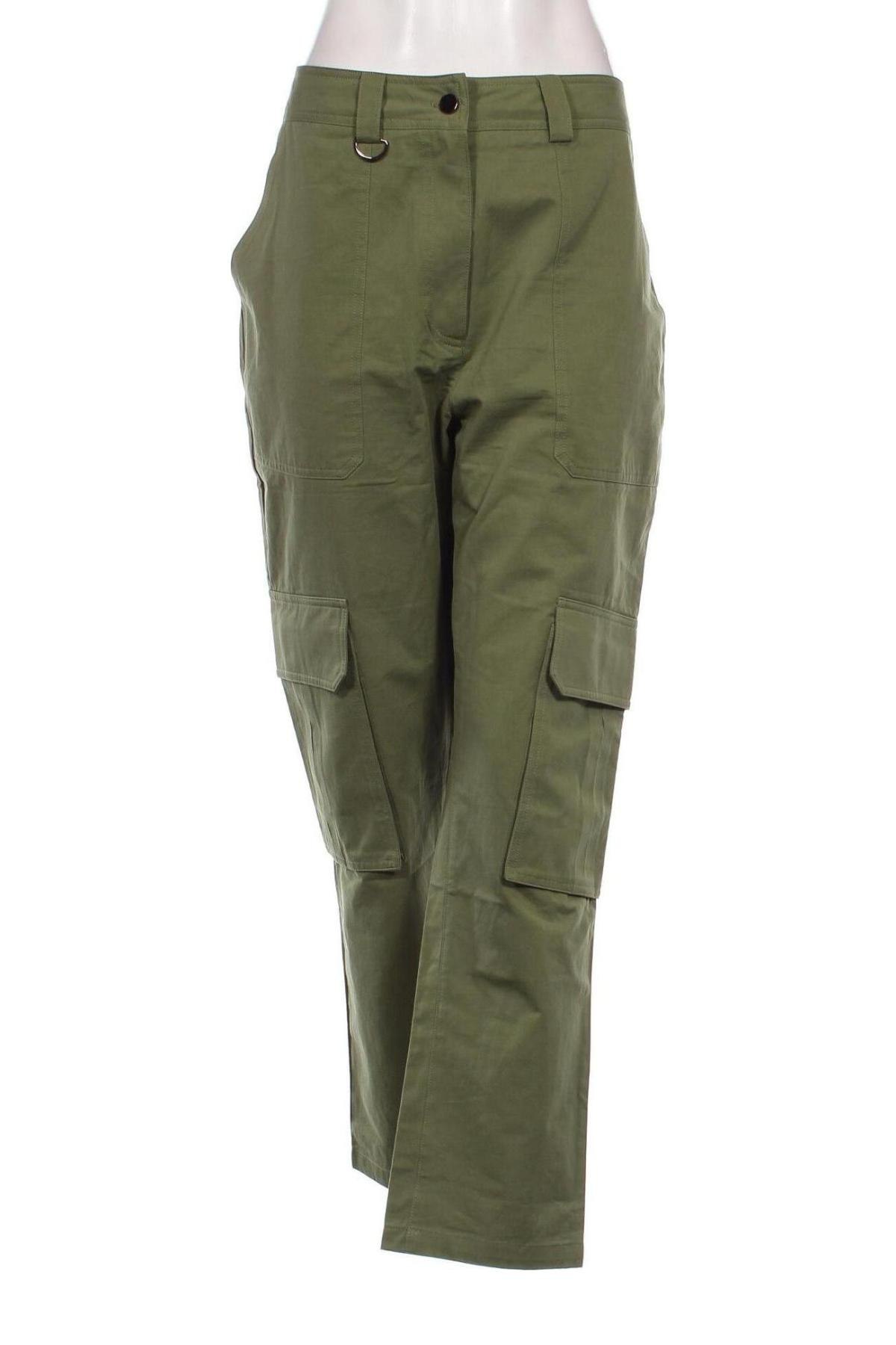 Pantaloni de femei Warehouse, Mărime XL, Culoare Verde, Preț 107,07 Lei