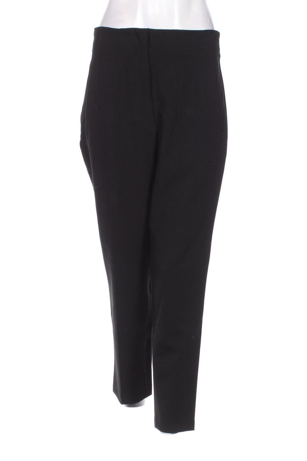 Pantaloni de femei Zara, Mărime L, Culoare Negru, Preț 63,78 Lei
