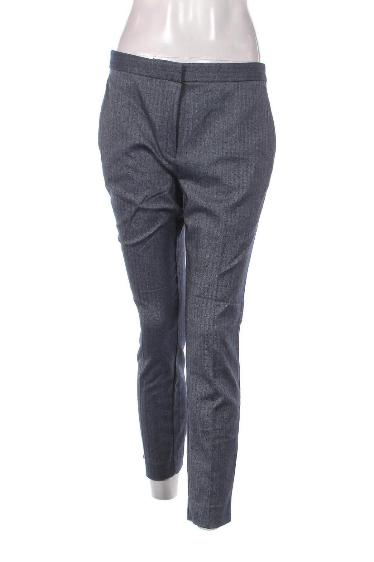 Дамски панталон Zara, Размер L, Цвят Син, Цена 8,91 лв.