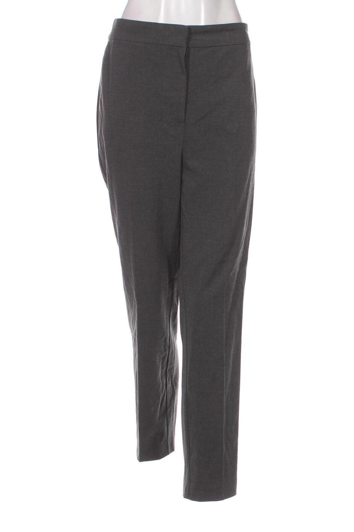 Дамски панталон Zara, Размер XL, Цвят Сив, Цена 12,15 лв.