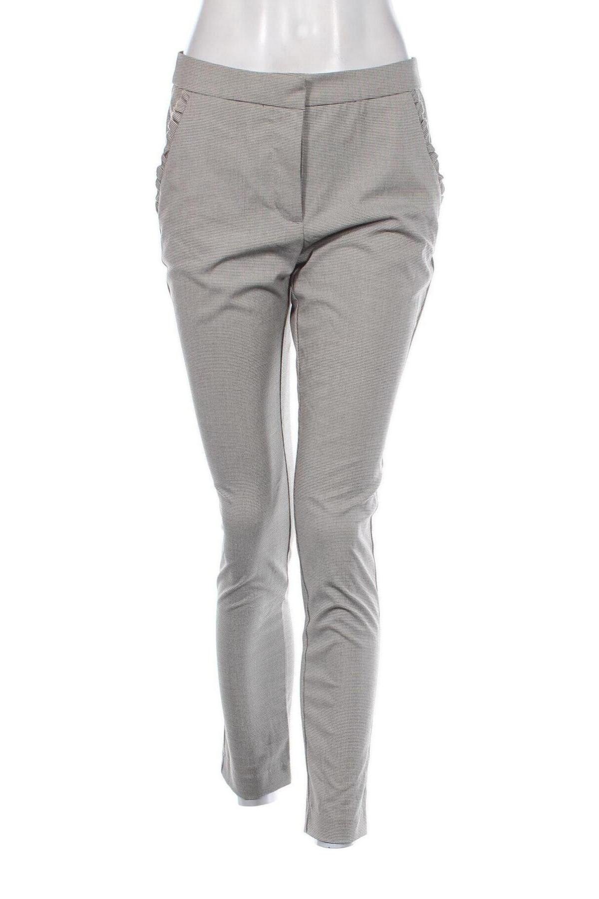 Дамски панталон Zara, Размер S, Цвят Сив, Цена 27,05 лв.