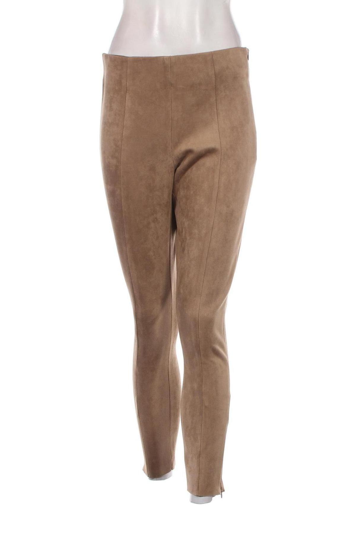 Damenhose Zara, Größe L, Farbe Beige, Preis 15,10 €