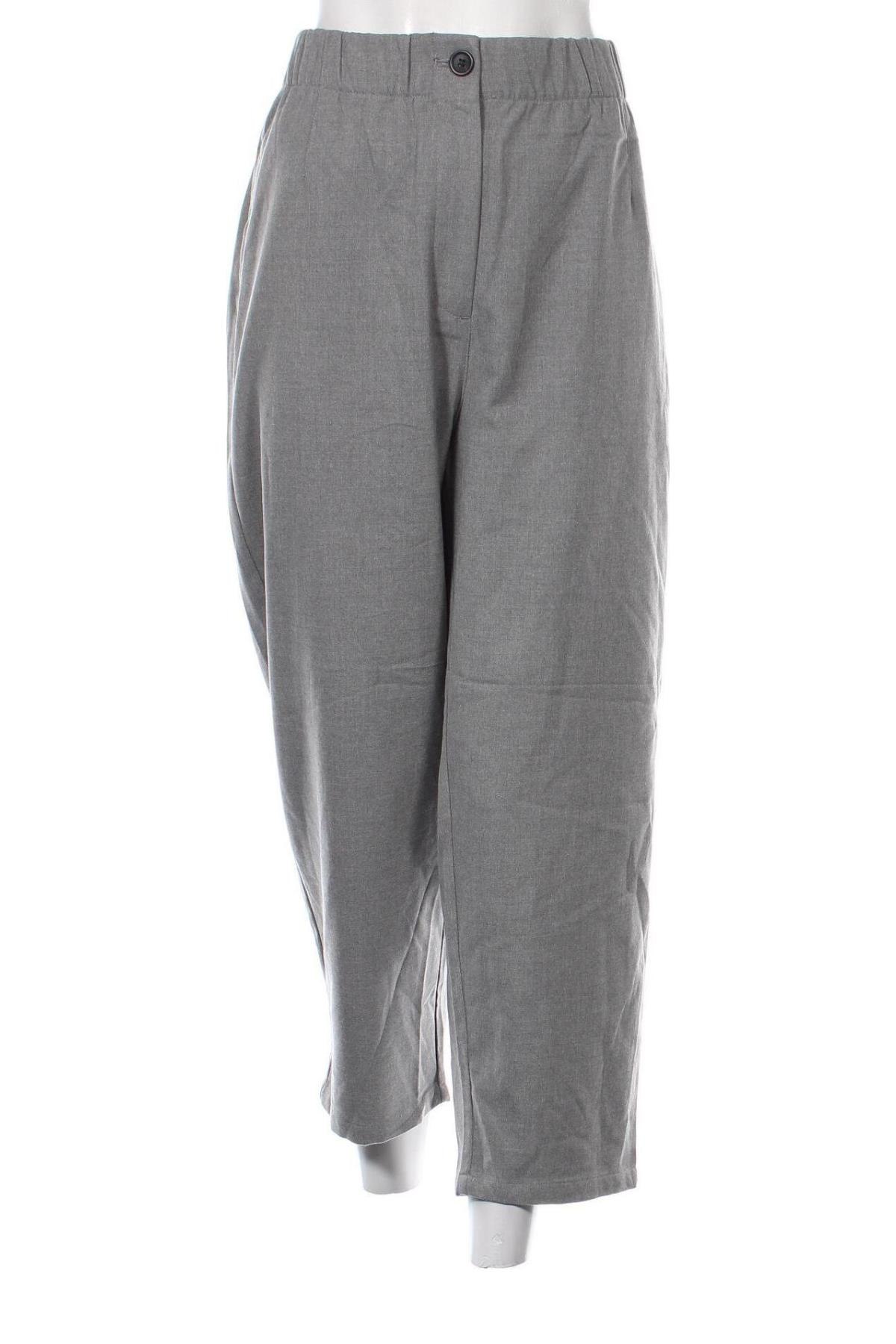Дамски панталон Zara, Размер XL, Цвят Сив, Цена 12,15 лв.