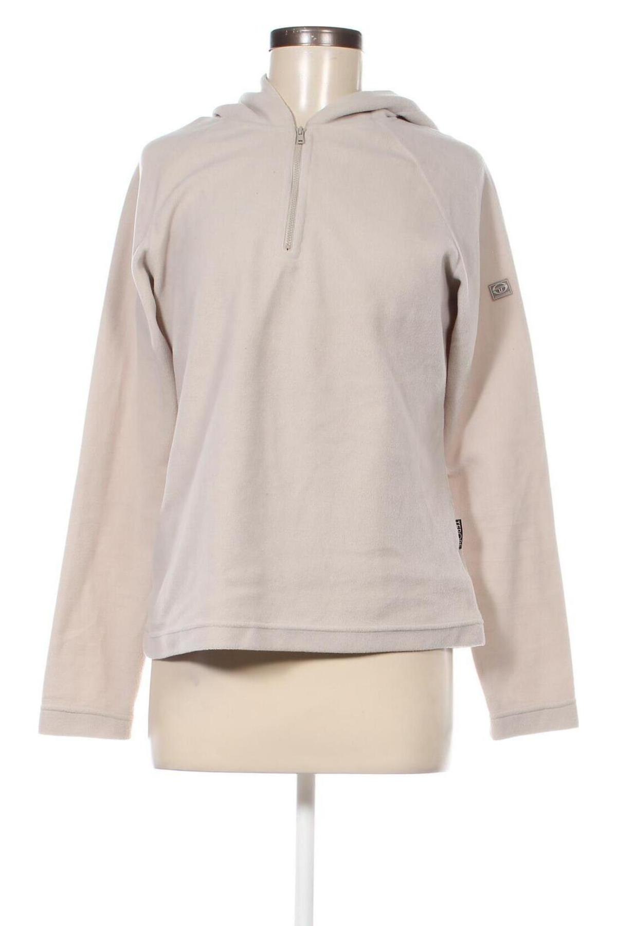 Damen Fleece Sweatshirt, Größe L, Farbe Beige, Preis 10,09 €