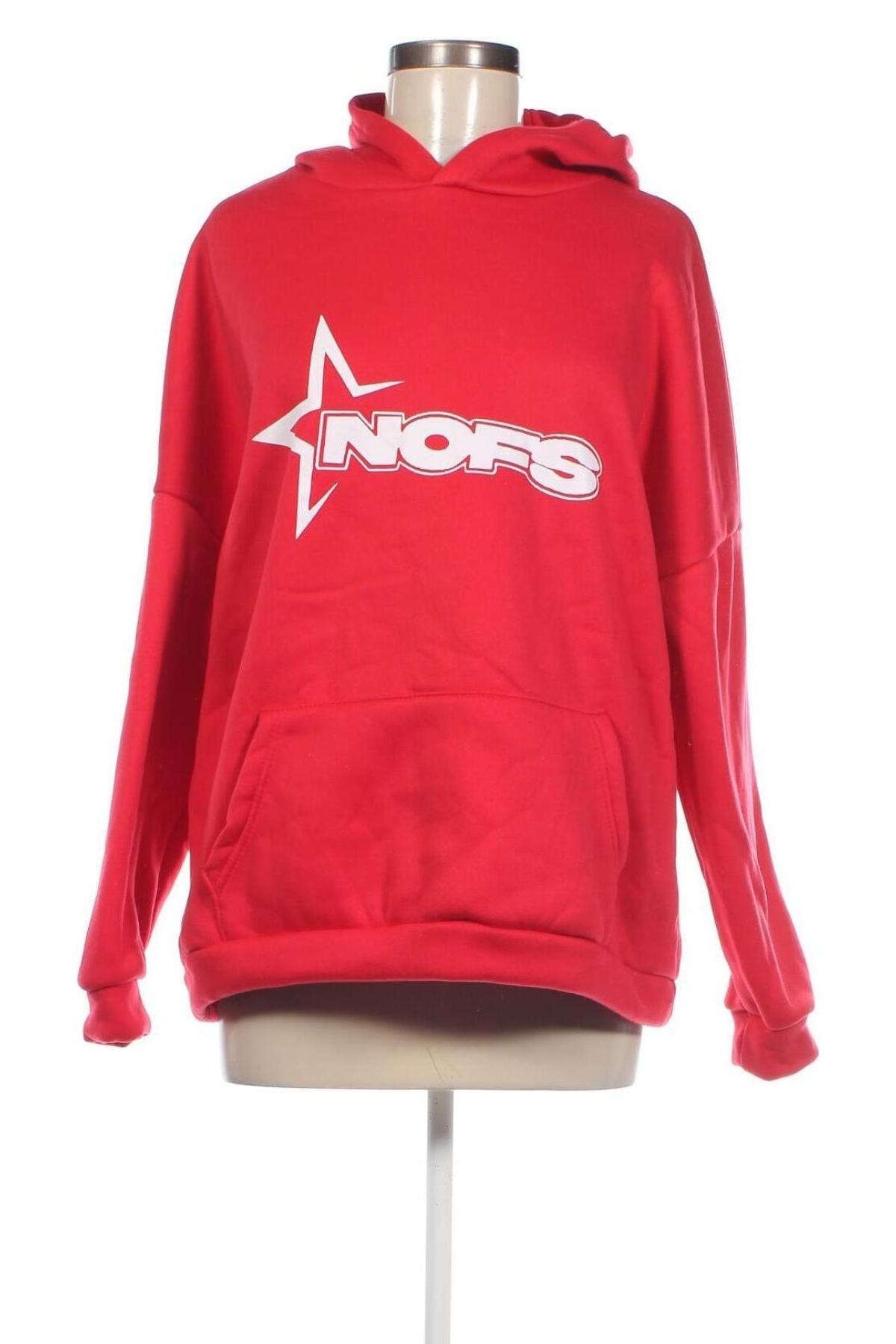 Damen Fleece Sweatshirt, Größe M, Farbe Rot, Preis 8,07 €