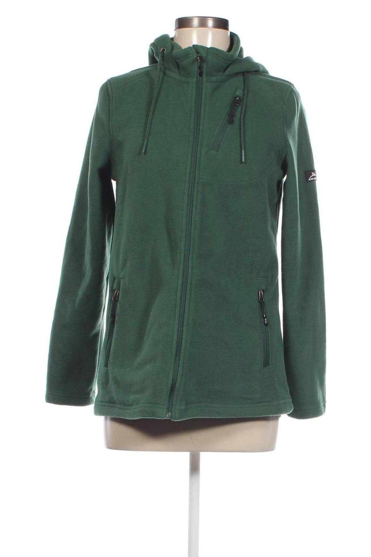 Damen Fleece Sweatshirt Active Touch, Größe S, Farbe Grün, Preis 9,99 €