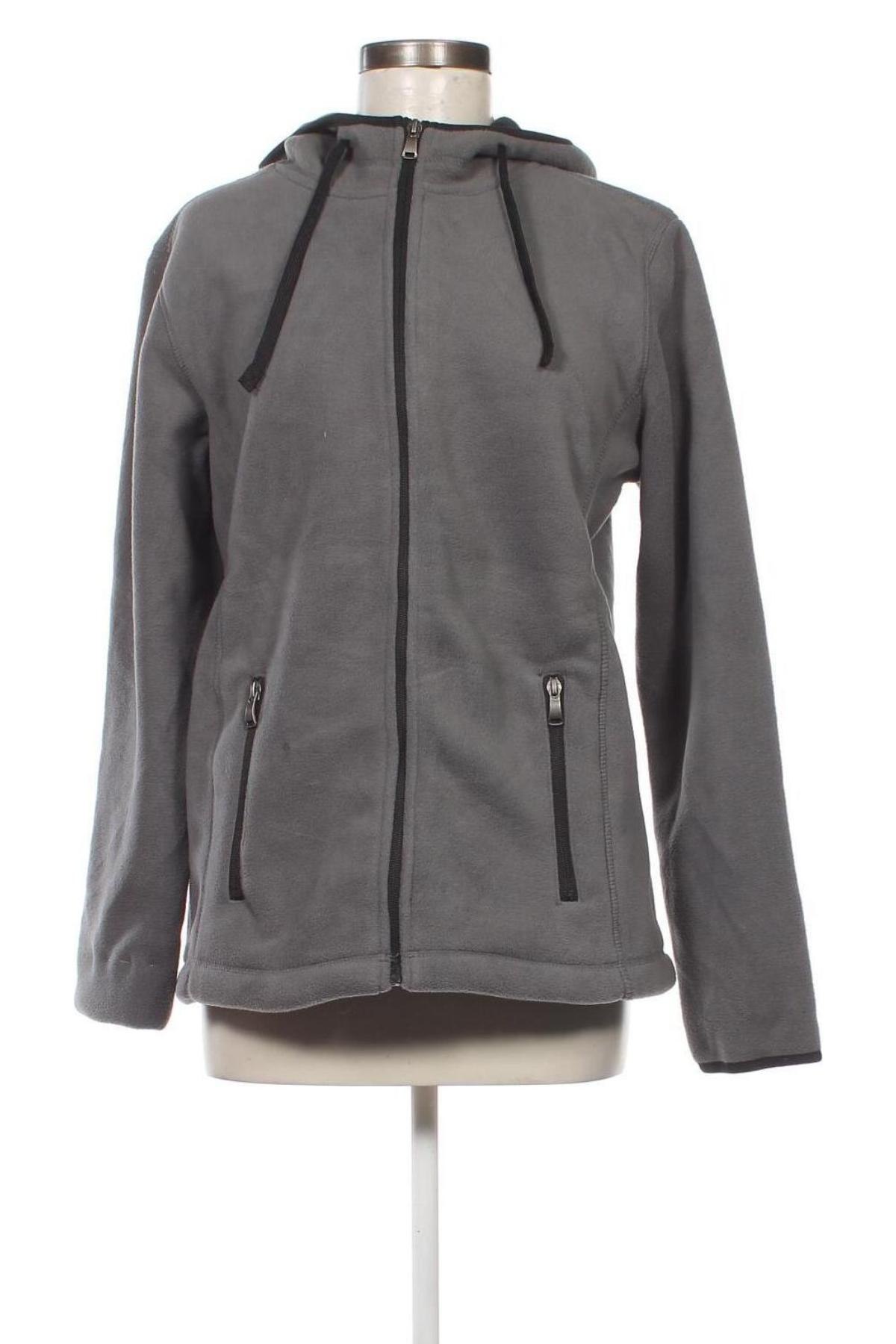 Sweatshirt polar de damă Crane, Mărime M, Culoare Gri, Preț 29,57 Lei