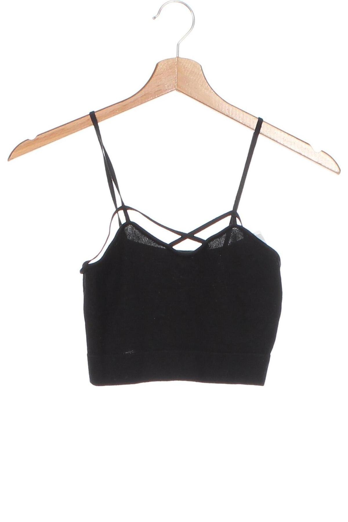 Γυναικείο αμάνικο μπλουζάκι, Μέγεθος XXS, Χρώμα Μαύρο, Τιμή 3,80 €