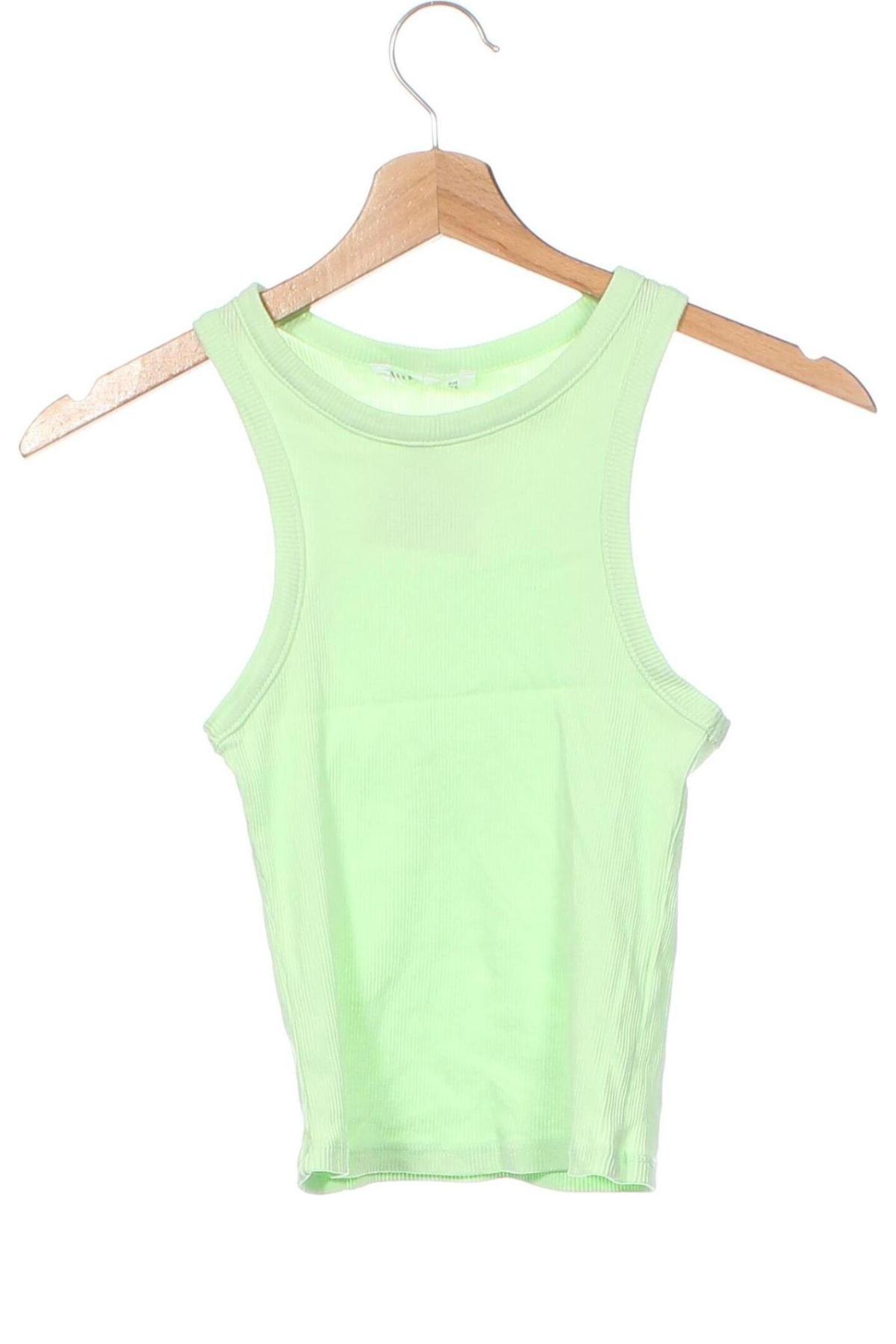 Tricou de damă, Mărime XS, Culoare Verde, Preț 33,16 Lei