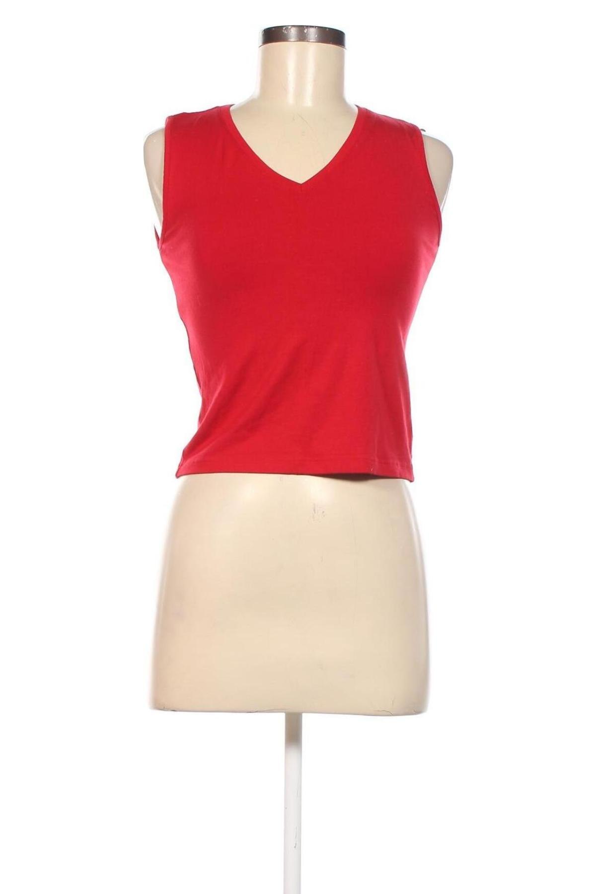 Γυναικείο αμάνικο μπλουζάκι, Μέγεθος M, Χρώμα Κόκκινο, Τιμή 3,39 €